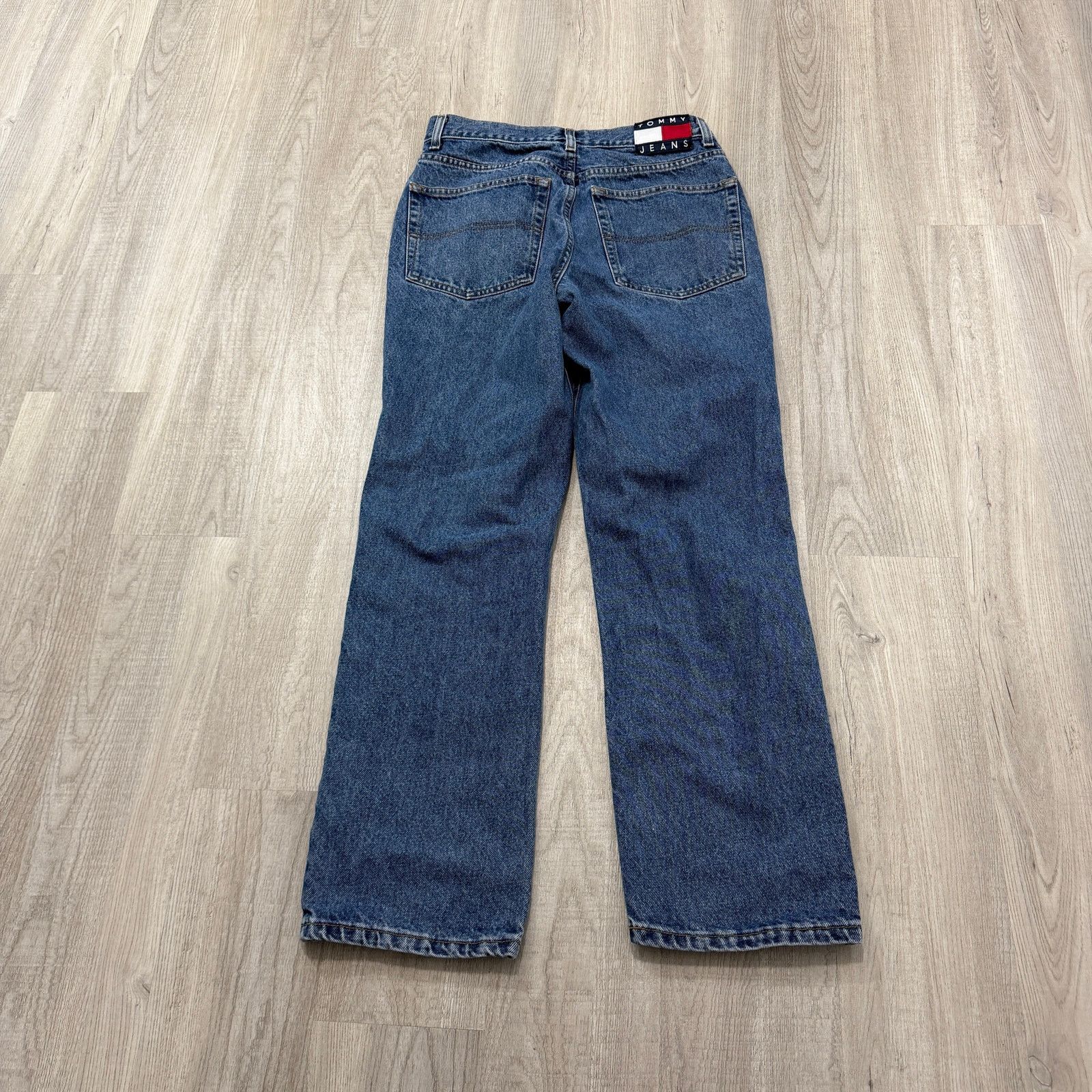 Tommy Hilfiger Vintage Tommy Hilfiger Jeans Men's 31x30 Blue 90s Denim Size US 31 - 8 Thumbnail