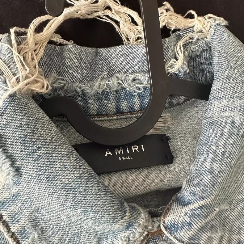 Amiri Amiri Palm Denim Trucker Jacket-2506 Size US S / EU 44-46 / 1 - 5 Thumbnail