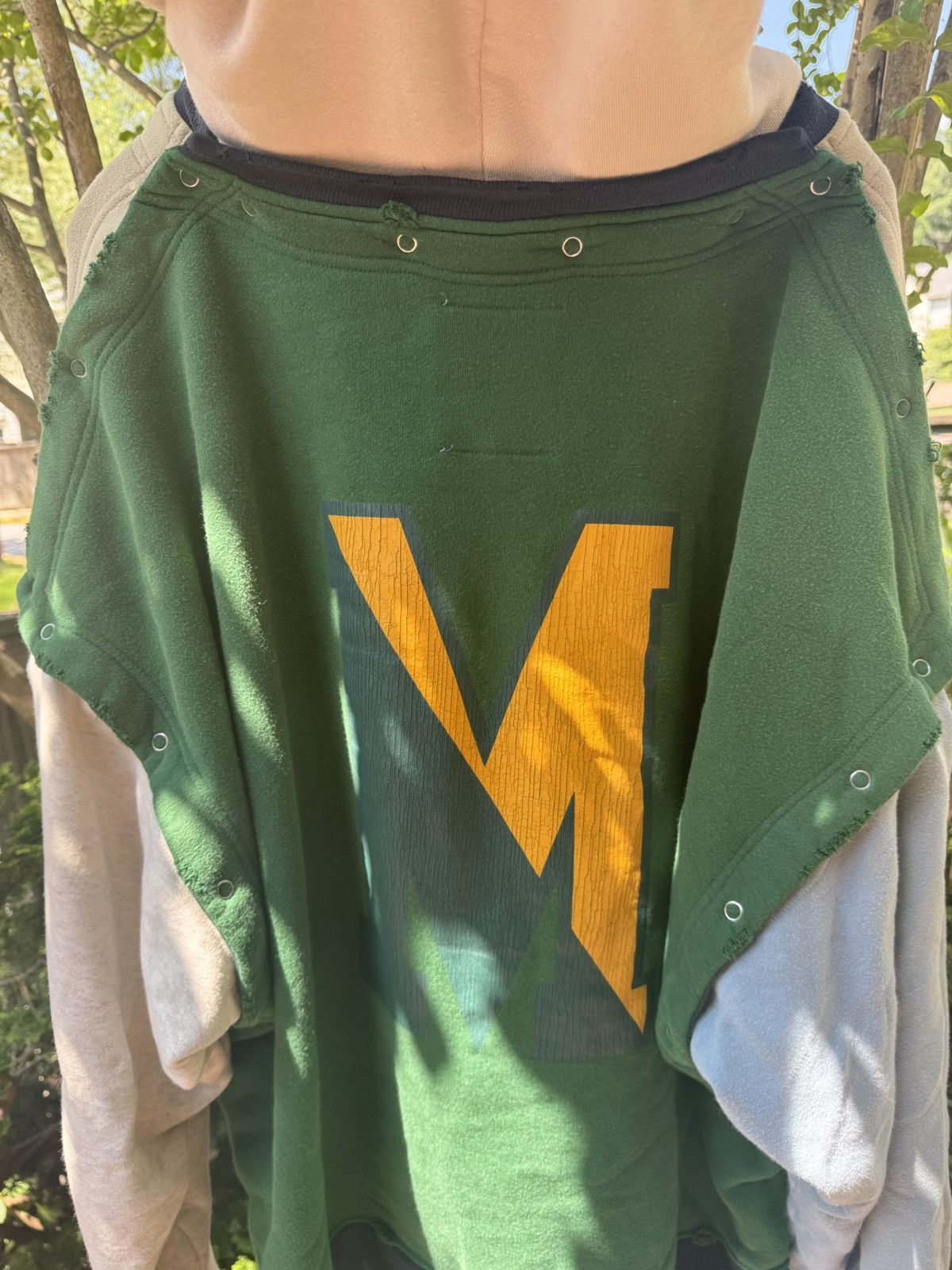 Maison MIHARA YASUHIRO Snap Off Big Zipper Hoodie Size US XL / EU 56 / 4 - 5 Thumbnail