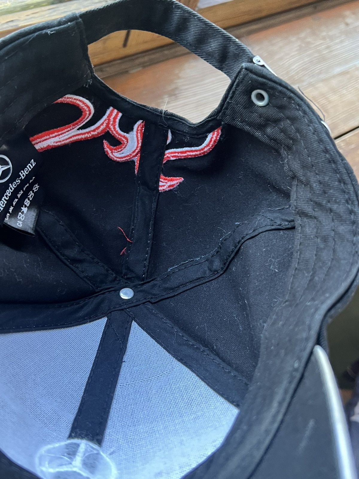 Mercedes-Benz Vintage Hat Mercedes Benz Flames Archival Cap Y2K Size ONE SIZE - 18 Thumbnail
