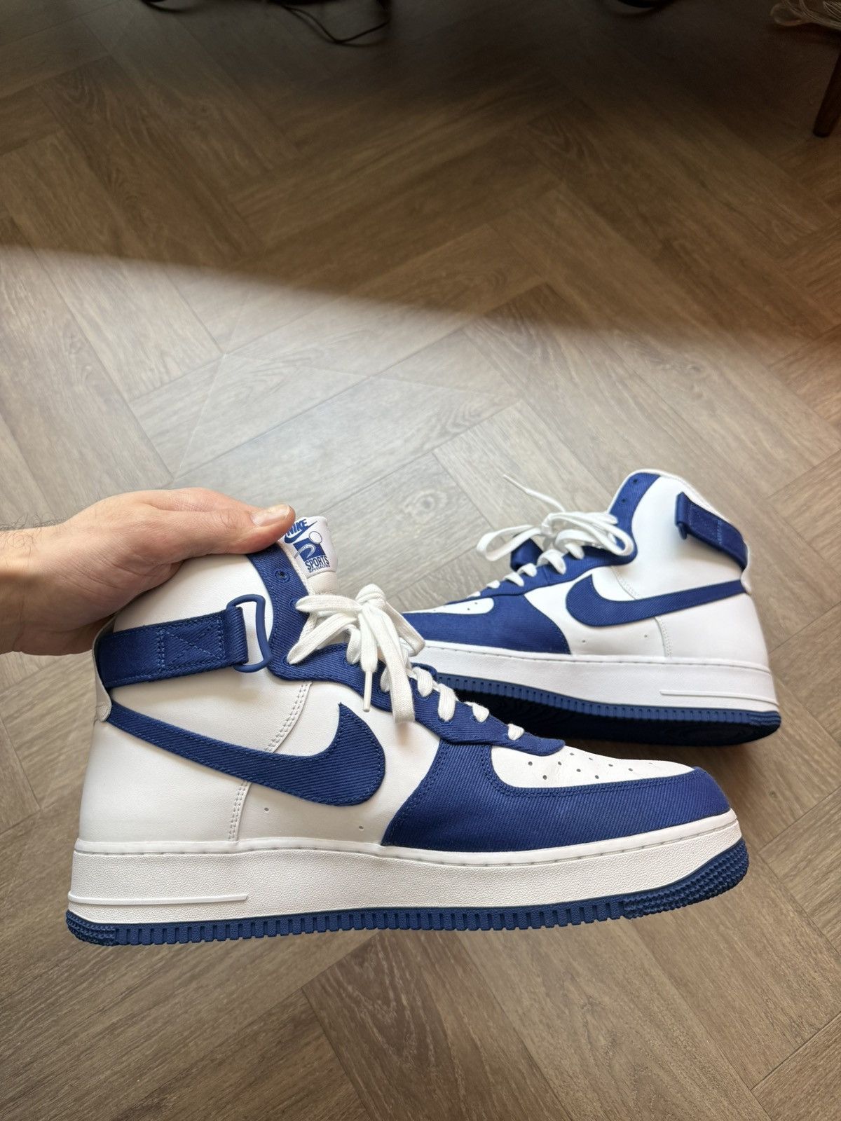 Nike Nike Air Force 1 High EMB Dodgers Size 12 Size US 12 / EU 45 - 3 Thumbnail