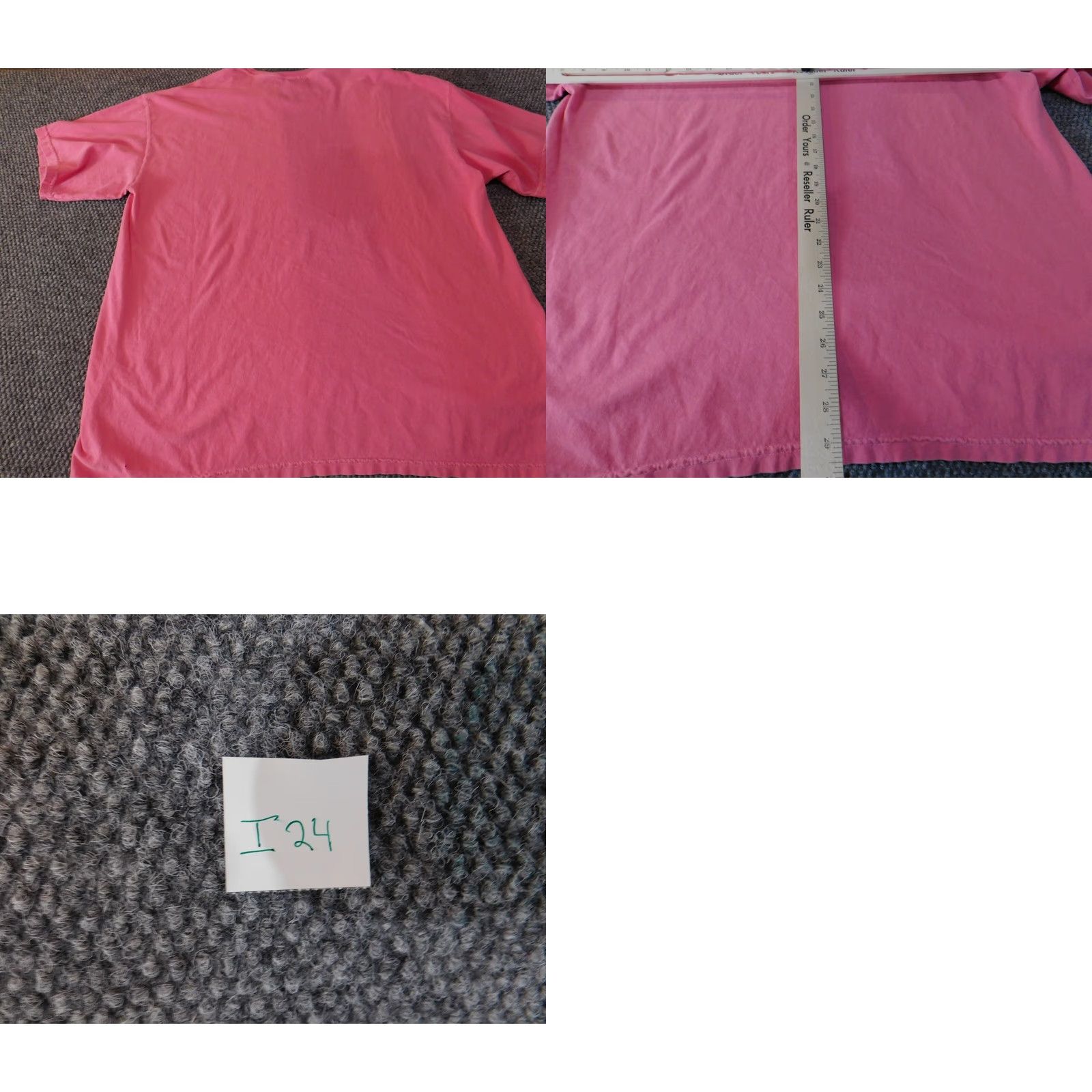 Comfort Colors Comfort Colors Mens Shirt XL Pink Crew Neck Short Sleeve Knit Cotton Logo T-Shirt Classic Size US XL / EU 56 / 4 - 8 Thumbnail