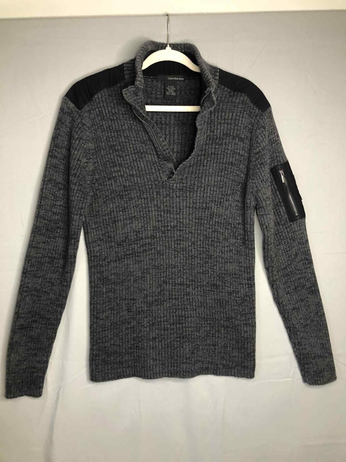 Calvin Klein Calvin Klein Jeans Mens Cable Knit Sweater sz XL Size US XL / EU 56 / 4 - 2 Thumbnail