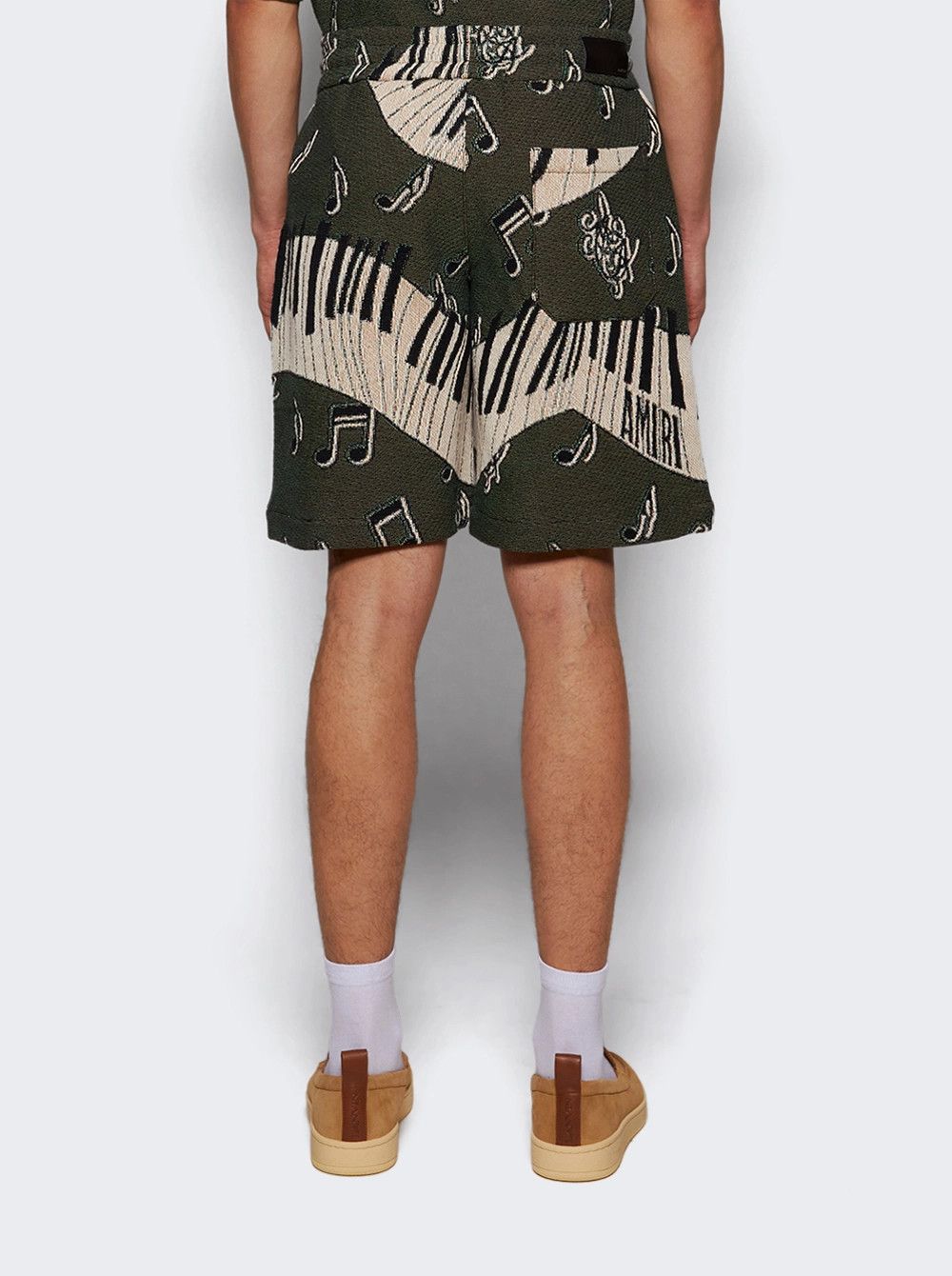 Amiri o1mle0326 Piano Keys Tapestry Shorts in Multicolor Size US 36 / EU 52 - 4 Thumbnail