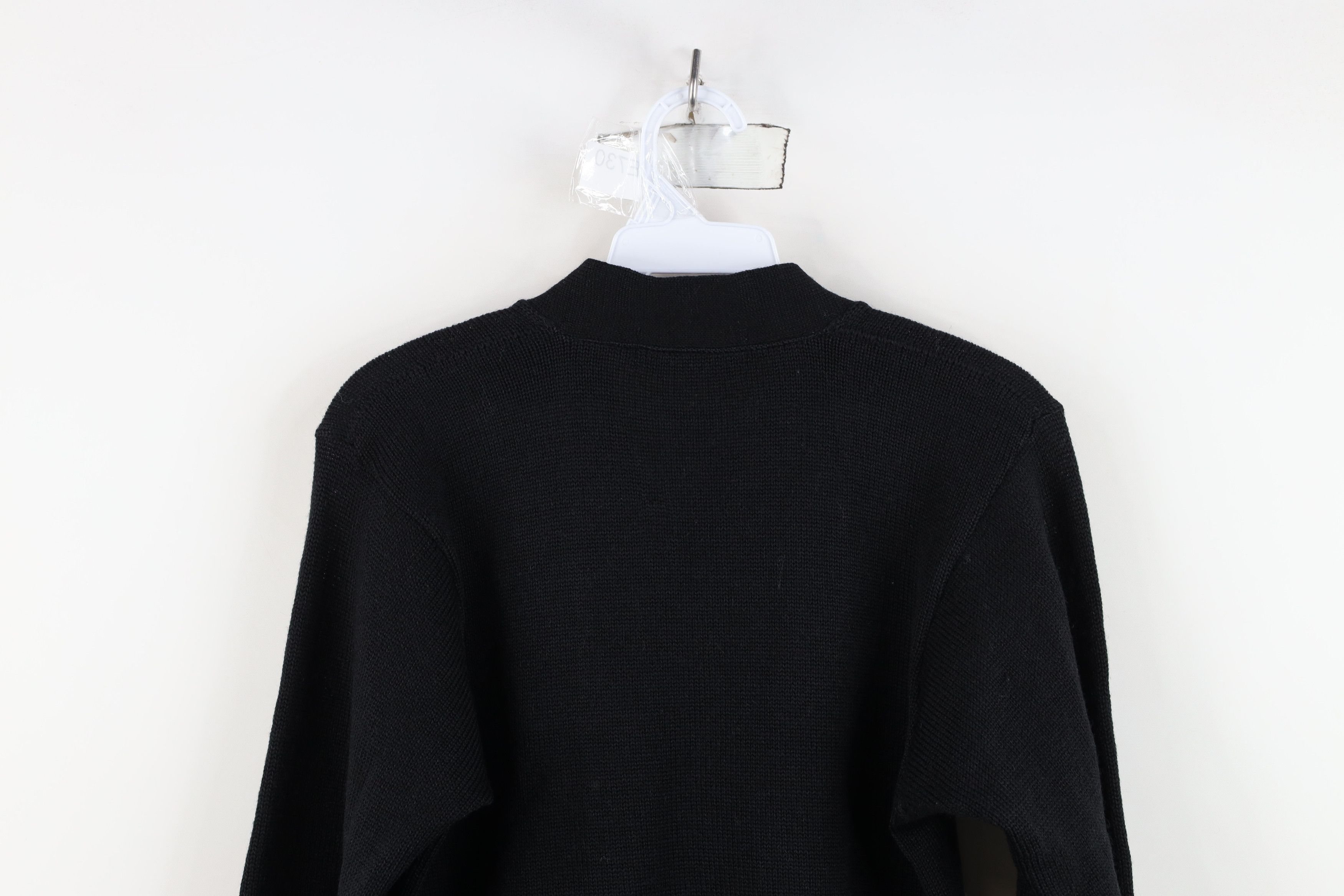 Vintage Vintage 50s 60s Streetwear Varsity Letterman Sweater Black Size XS / US 0-2 / IT 36-38 - 13 Thumbnail
