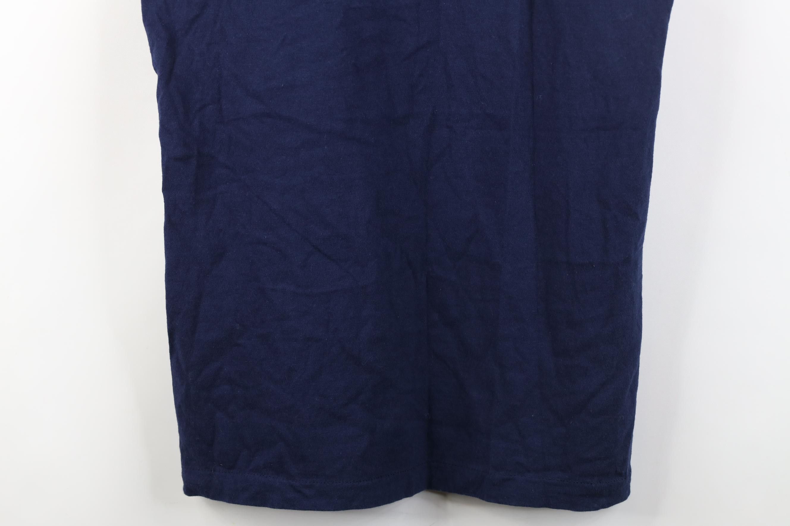 Vintage Vintage 90s Streetwear Cotton Tank Top T-Shirt Blue USA Size US S / EU 44-46 / 1 - 3 Thumbnail