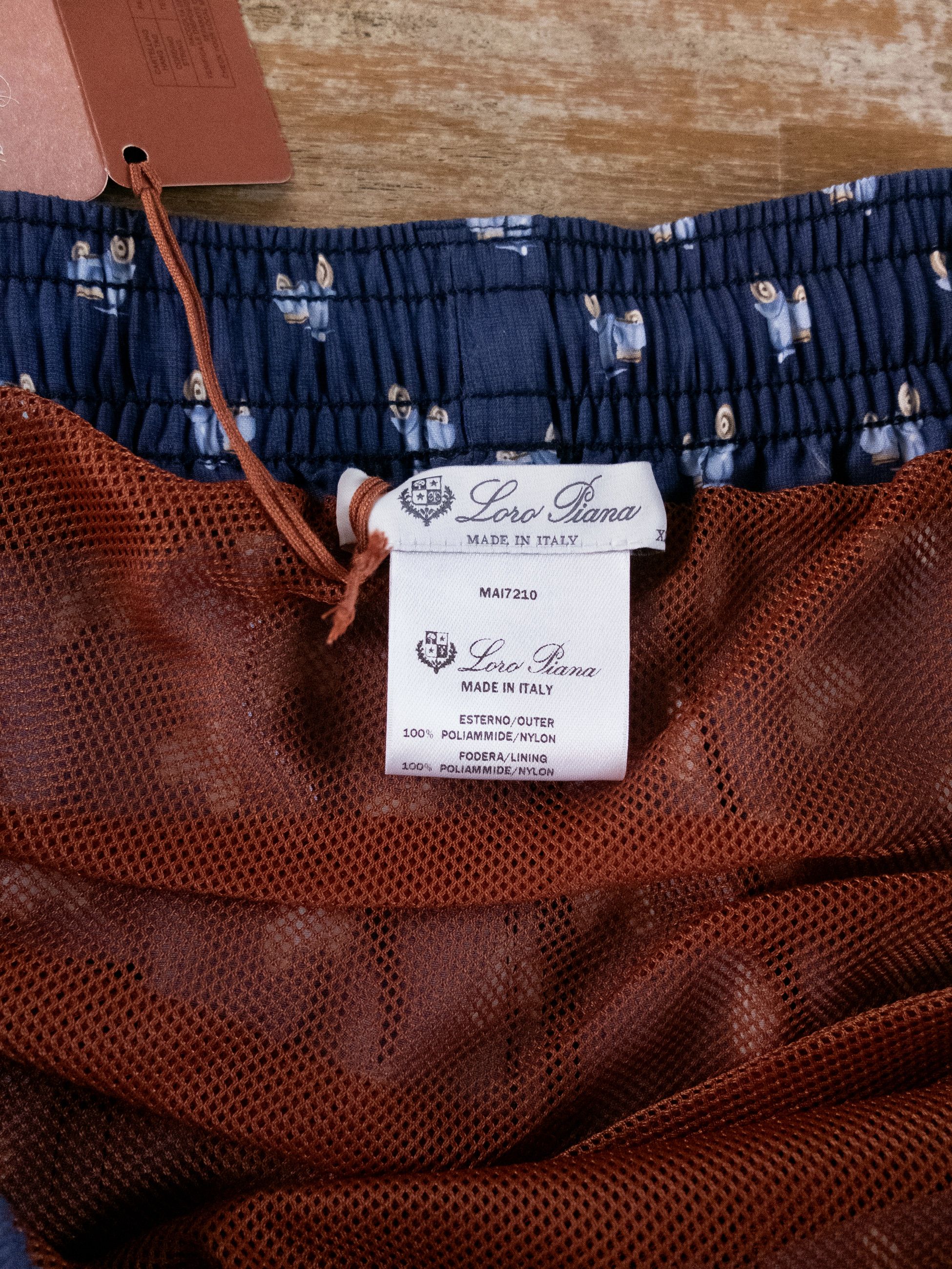 Loro Piana LORO PIANA navy blue Bay Toys motorcycle swim shorts XL Size US 36 / EU 52 - 4 Thumbnail
