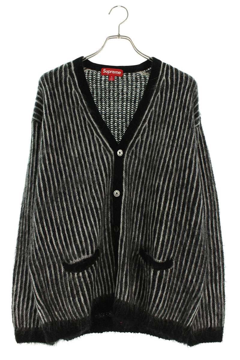 Lacoste × Supreme SUPREME x LACOSTE MENS Stripe Cardigan Black