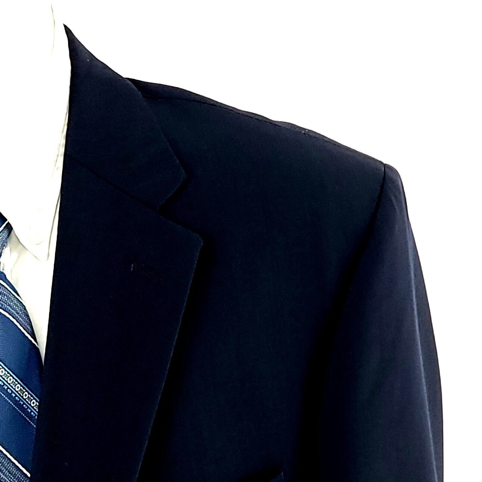 Jos. A. Bank Jos A Bank James Wool Navy Blue 2 Gold Button Blazer 42R Or Size 42R - 2 Thumbnail