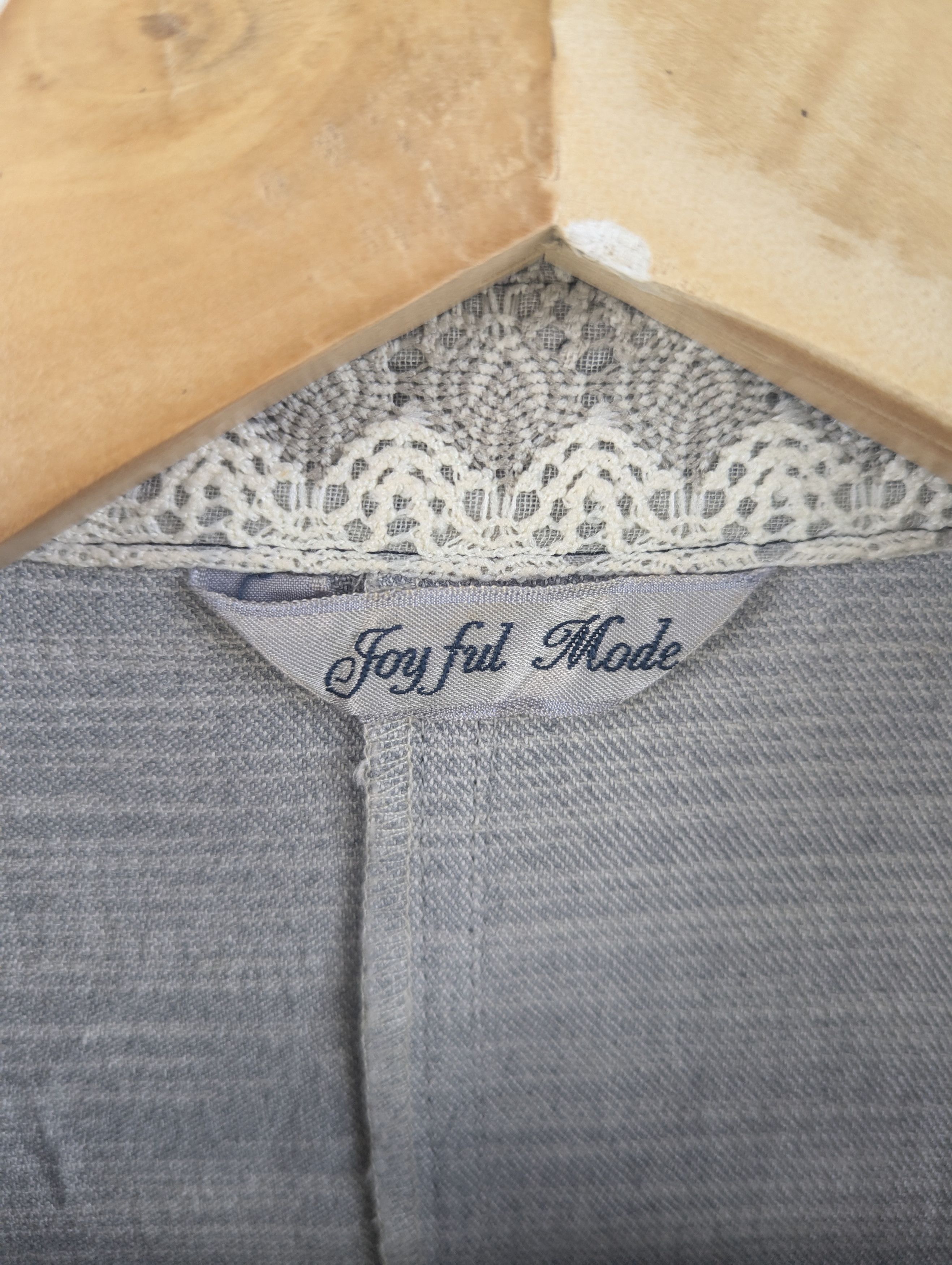 Designer × Japanese Brand × Vintage Vintage Lace Shirt Button Up Size M / US 6-8 / IT 42-44 - 8 Thumbnail