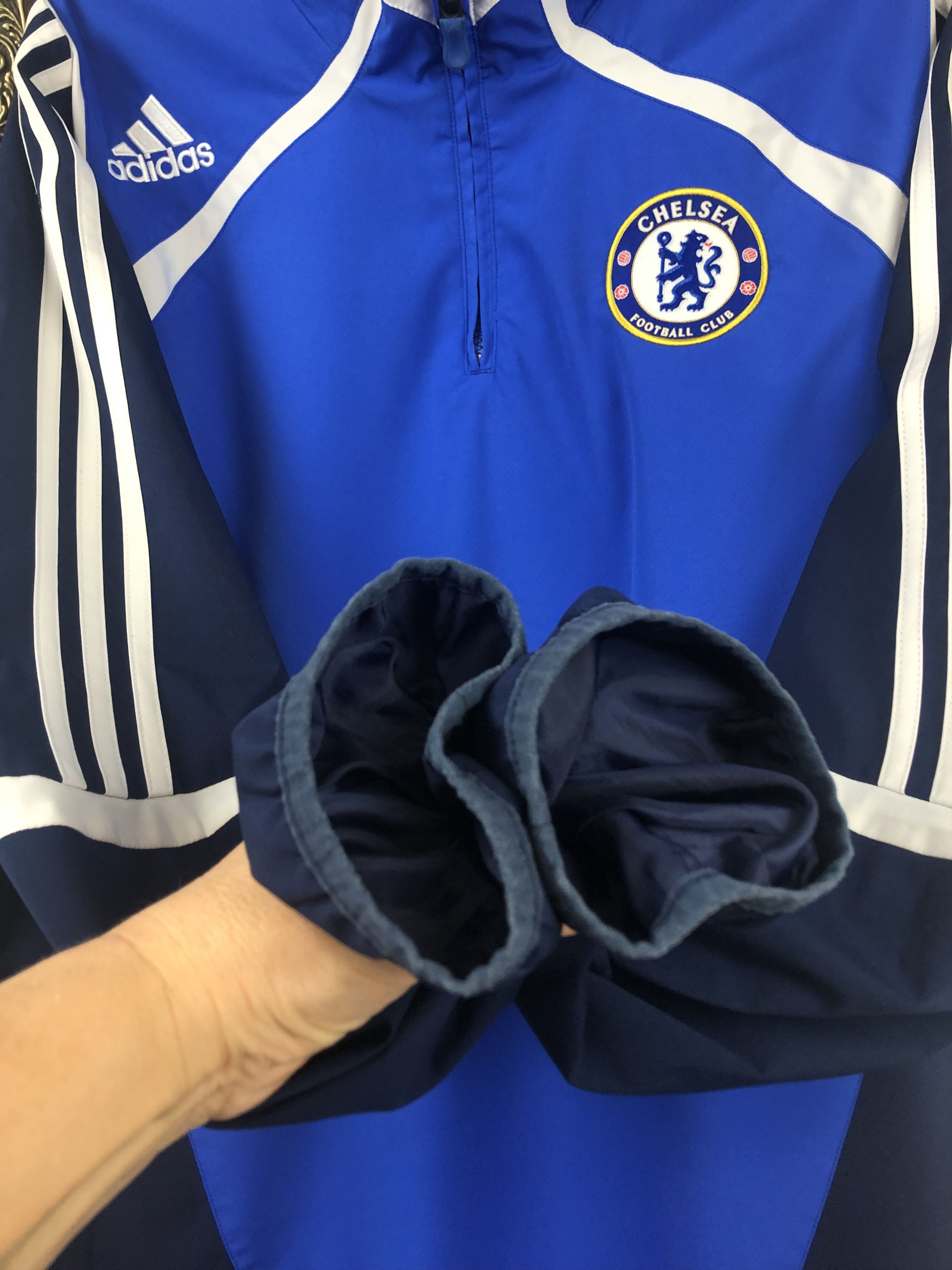 Adidas Vintage Chelsea Football Sweatshirt Soccer Jacket Rare Size US M / EU 48-50 / 2 - 7 Thumbnail