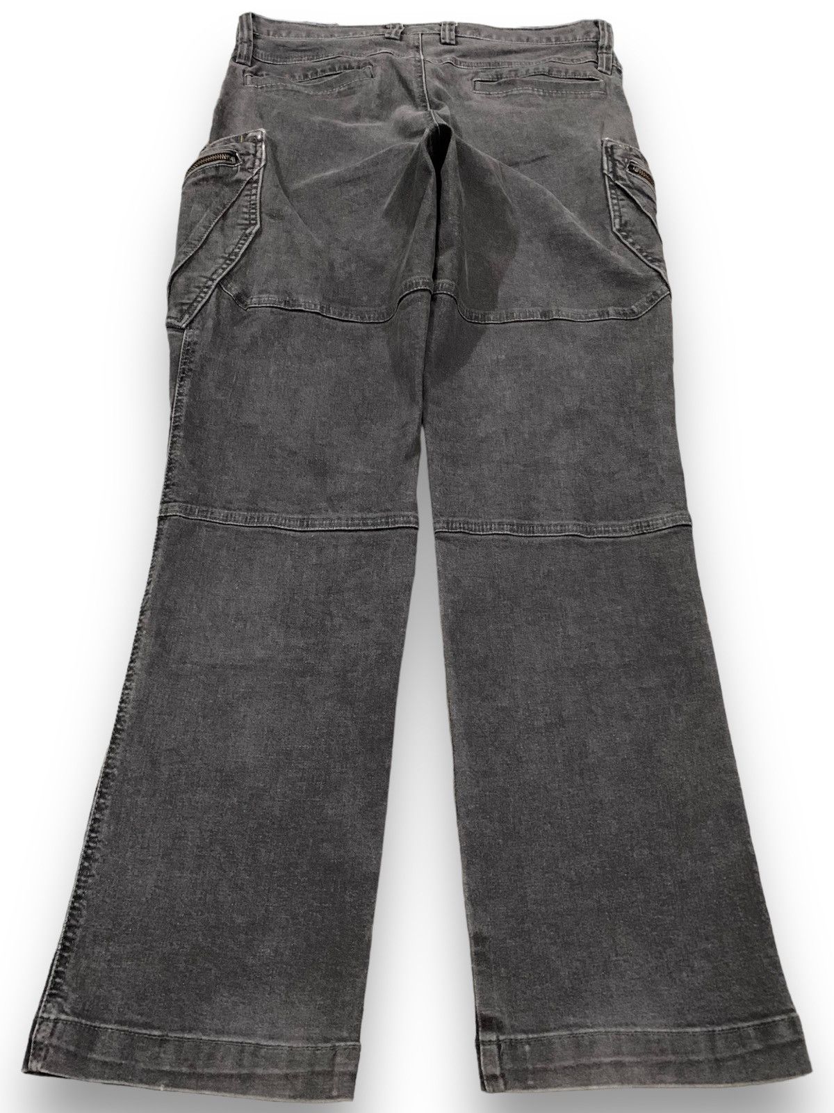 POST ARCHIVE FACTION (PAF) Vintage Japanese Brand Double Knee Style Utility Cargo Jeans Size US 33 - 2 Thumbnail