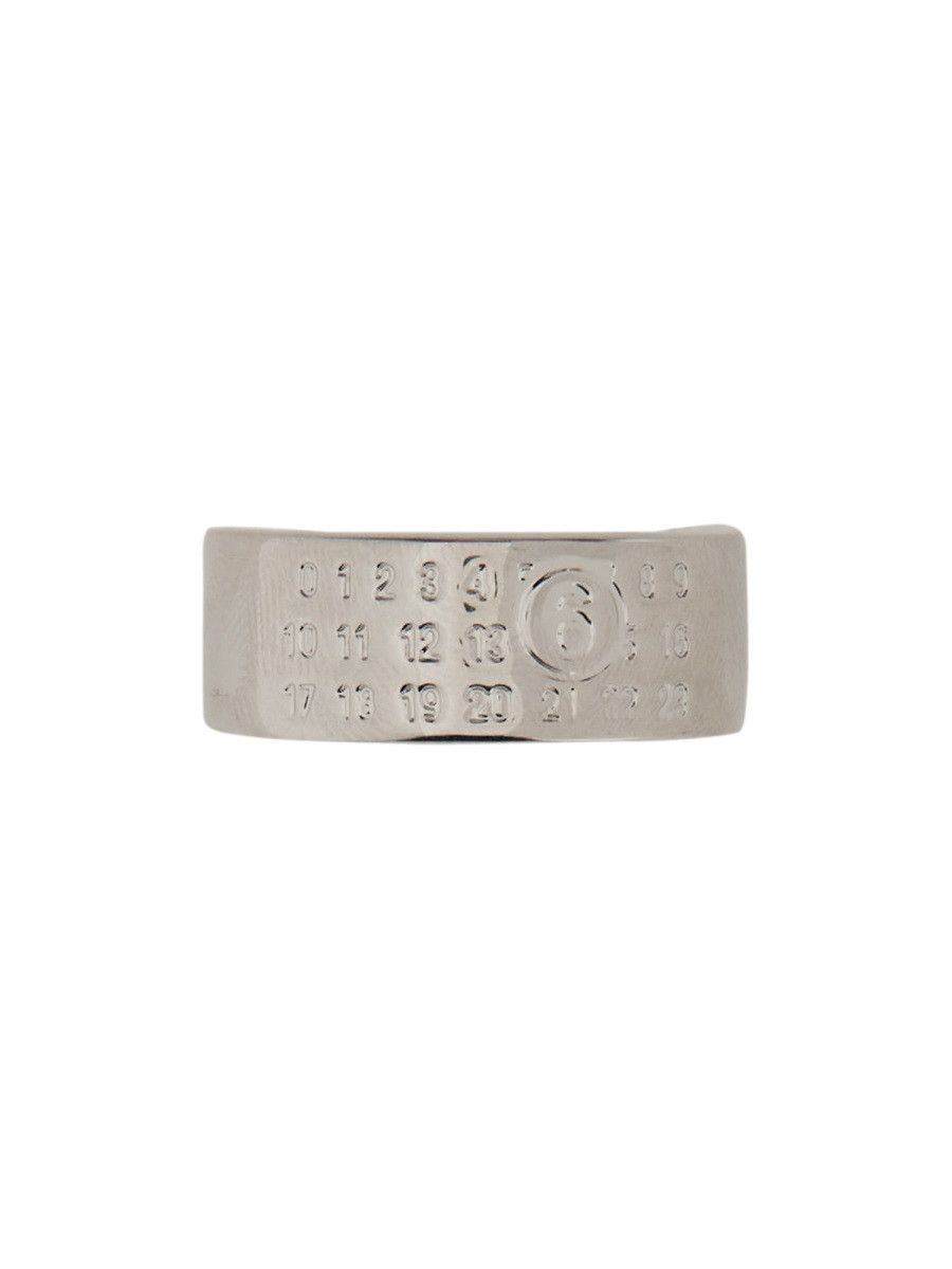 MM6 MM6 "MINIMAL NUMERIC" BAND RING - SILVER (NUMERIC 3) Size ONE SIZE - 1 Thumbnail