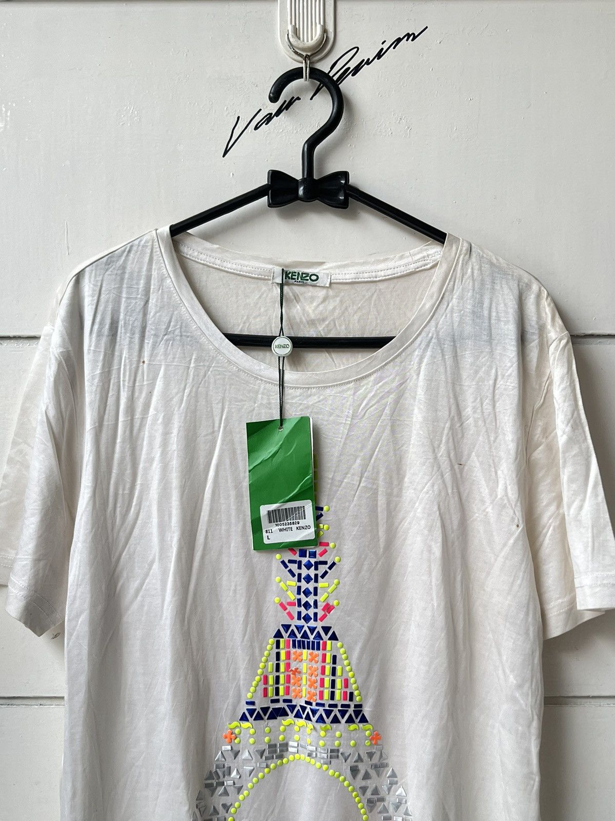 Kenzo KENZO Paris White T-shirt Size US XS / EU 42 / 0 - 10 Thumbnail