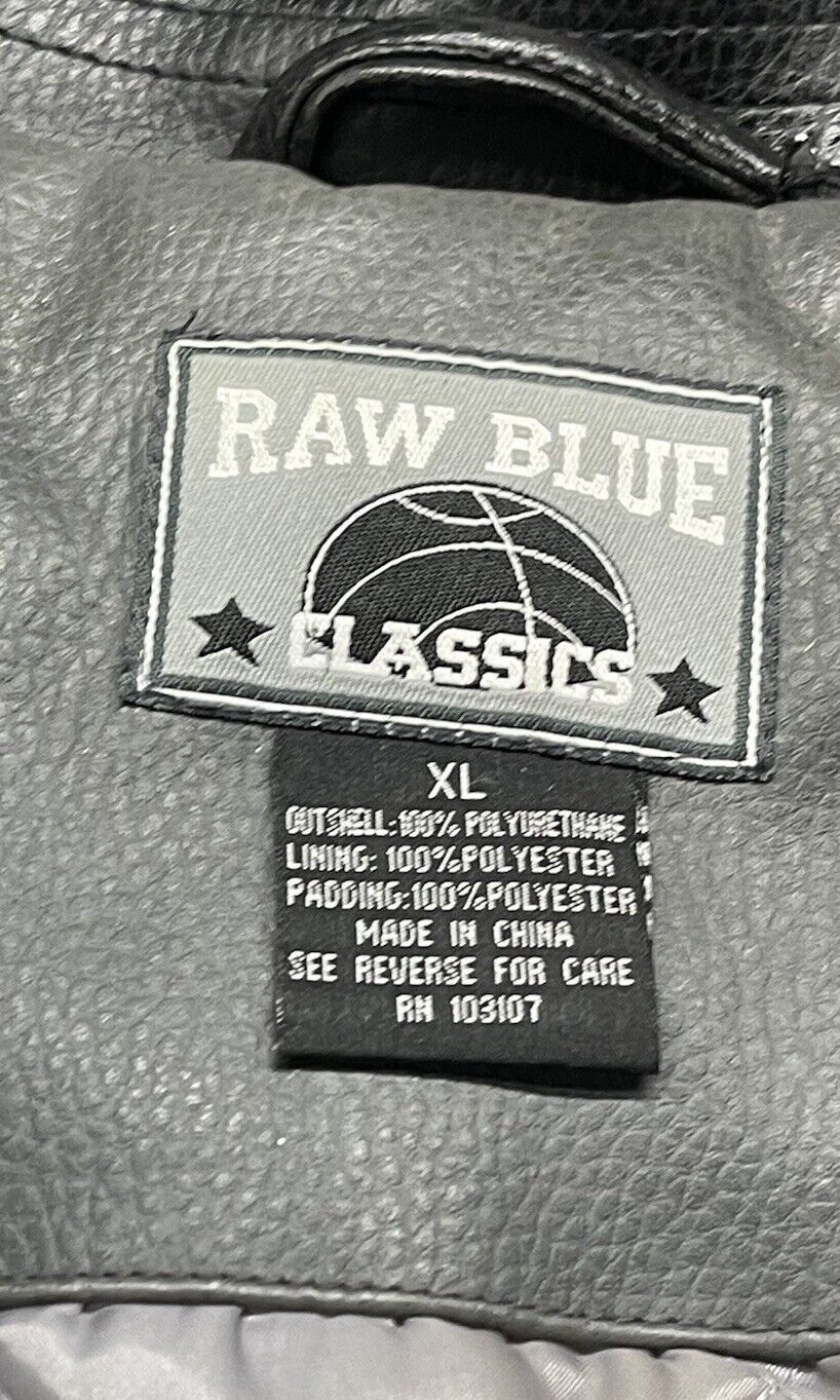 NBA × Vintage Raw Blue CLASSICS Bomber Jacket XL Men's 90's NBA NHL RARE Size US XL / EU 56 / 4 - 16 Thumbnail
