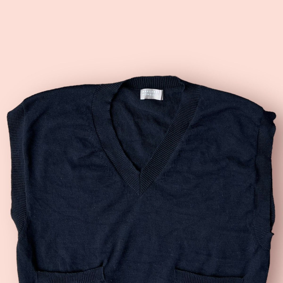 Le Grande Bleu (L.G.B.) × Margaret Howell VINTAGE MARGARET HOWELL MHL JAPAN KNITTED VEST Size US M / EU 48-50 / 2 - 5 Thumbnail