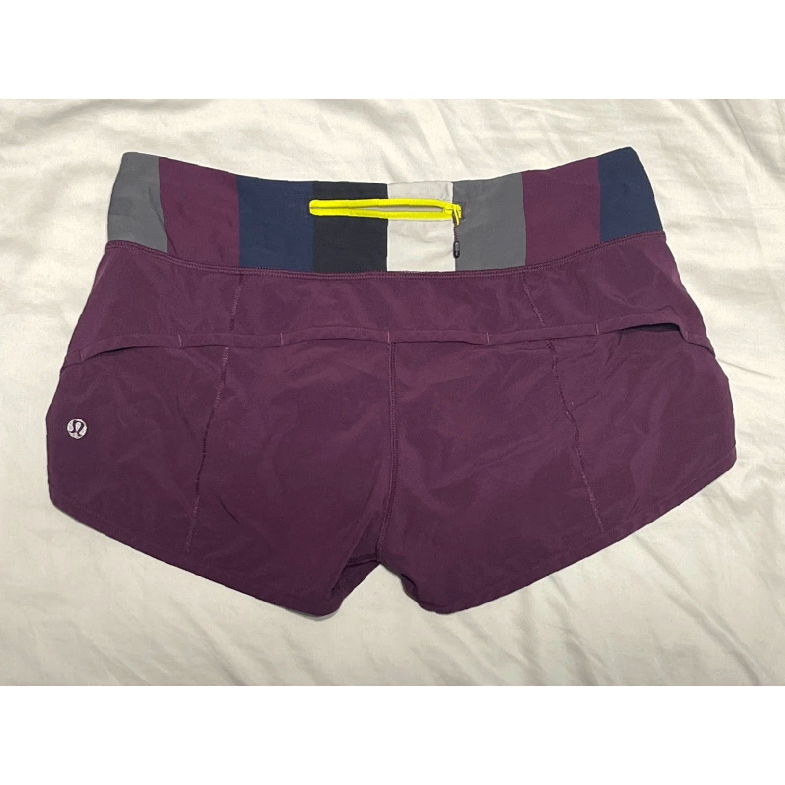 Lululemon Lululemon Womens Shorts Run Speed Short 4-way Stretch Sz Medium Inseam 2.0in Plum Size 29" - 2 Thumbnail