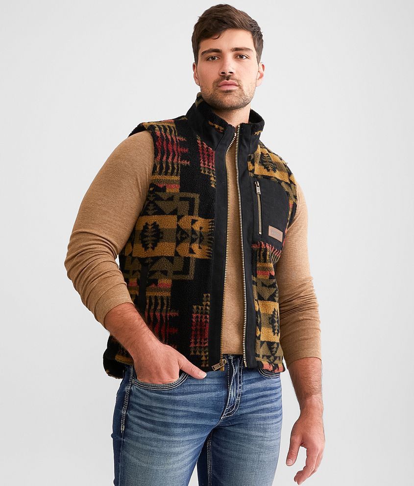 Pendleton Pendleton Ridgeline Berber Fleece Vest Mens Black XL NWT Size US XL / EU 56 / 4 - 16 Thumbnail