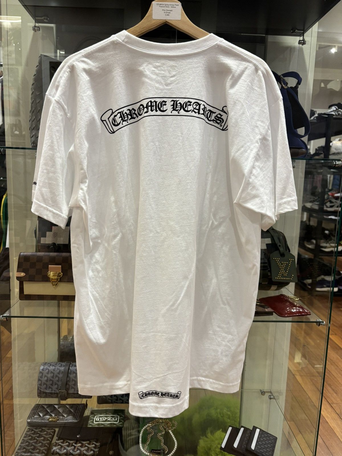 Chrome Hearts Chrome Hearts Scroll Tee - White Size US XL / EU 56 / 4 - 2 Thumbnail