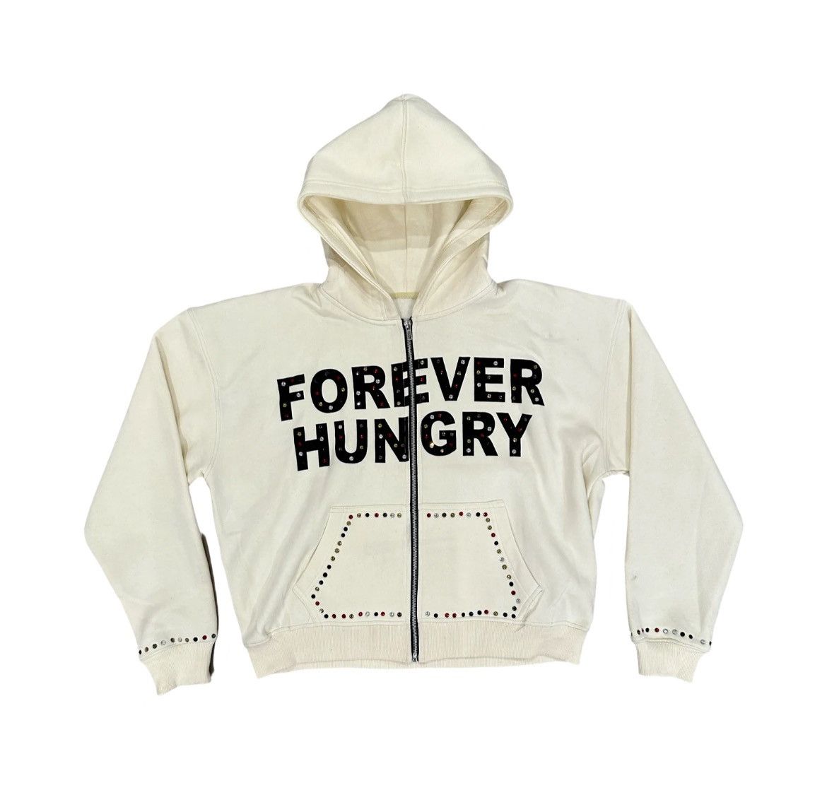 Other Forever Hungry Crème Gemstone Hoodie Size US S / EU 44-46 / 1 - 1 Thumbnail
