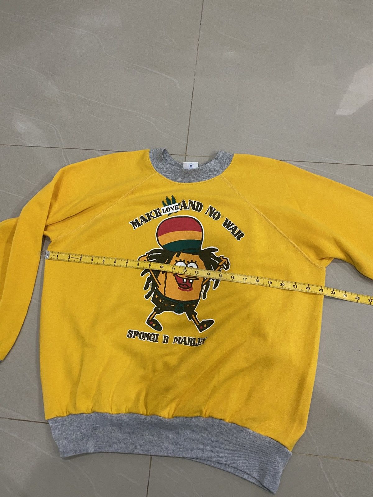 Bob Marley Vintage 70s Bob Marley Spongebob Squarepants Size US L / EU 52-54 / 3 - 6 Thumbnail