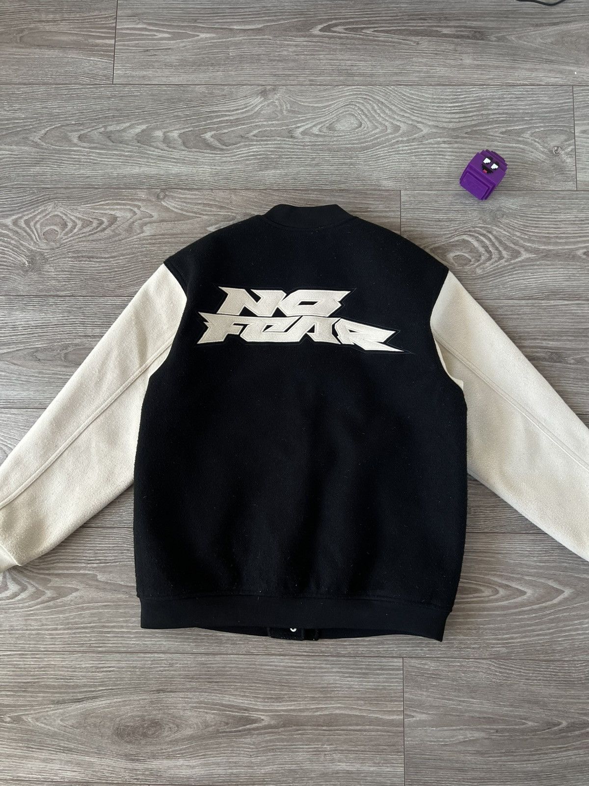 No Fear ‼️Teddy Fleece No Fear x H&M Big Logo Avant Garde Y2K Bomber Size US M / EU 48-50 / 2 - 9 Thumbnail