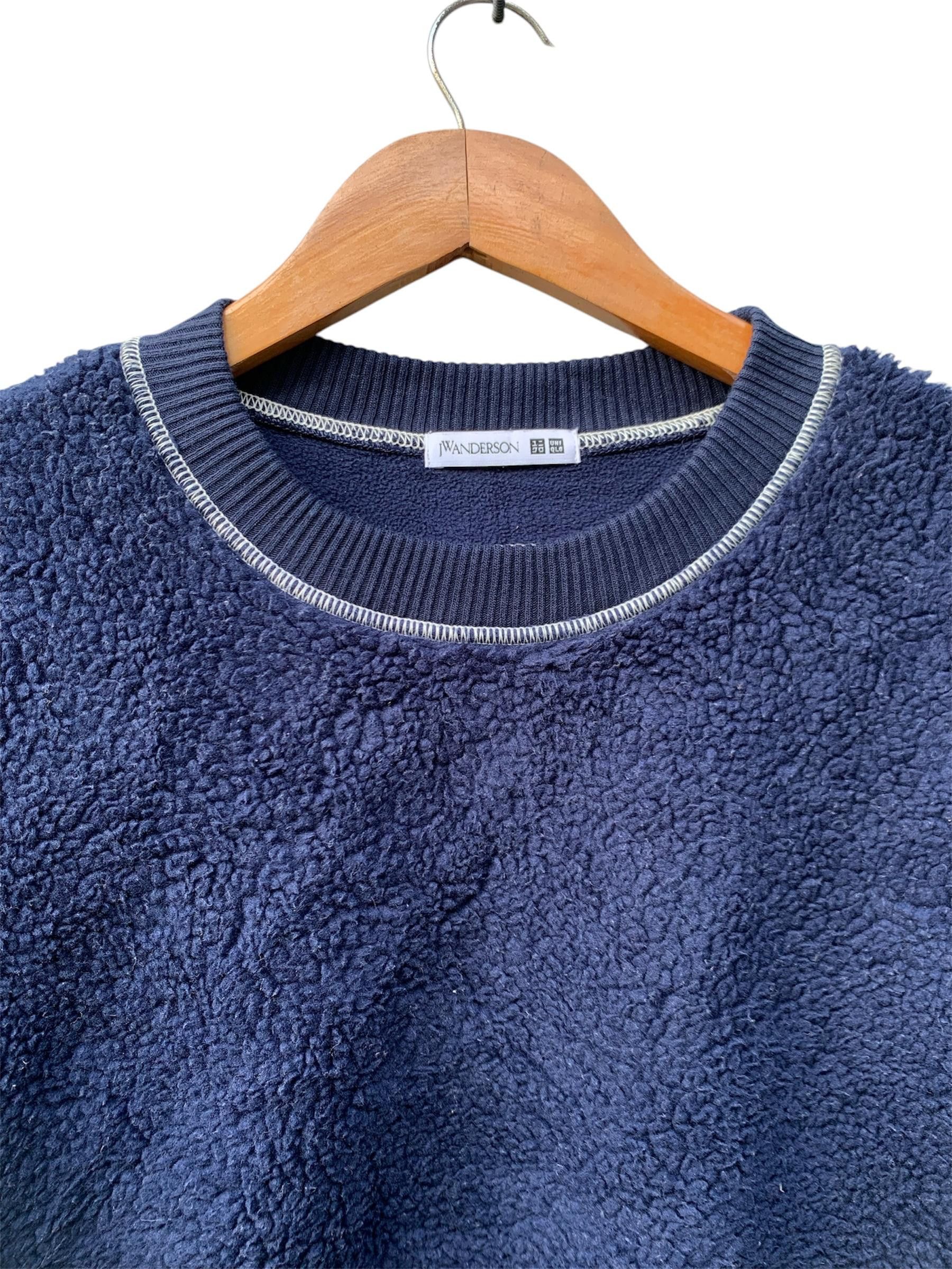 JW Anderson × Uniqlo JW ANDERSON Crop Top Fleece Sherpa Pullover Jumper Size US M / EU 48-50 / 2 - 4 Thumbnail