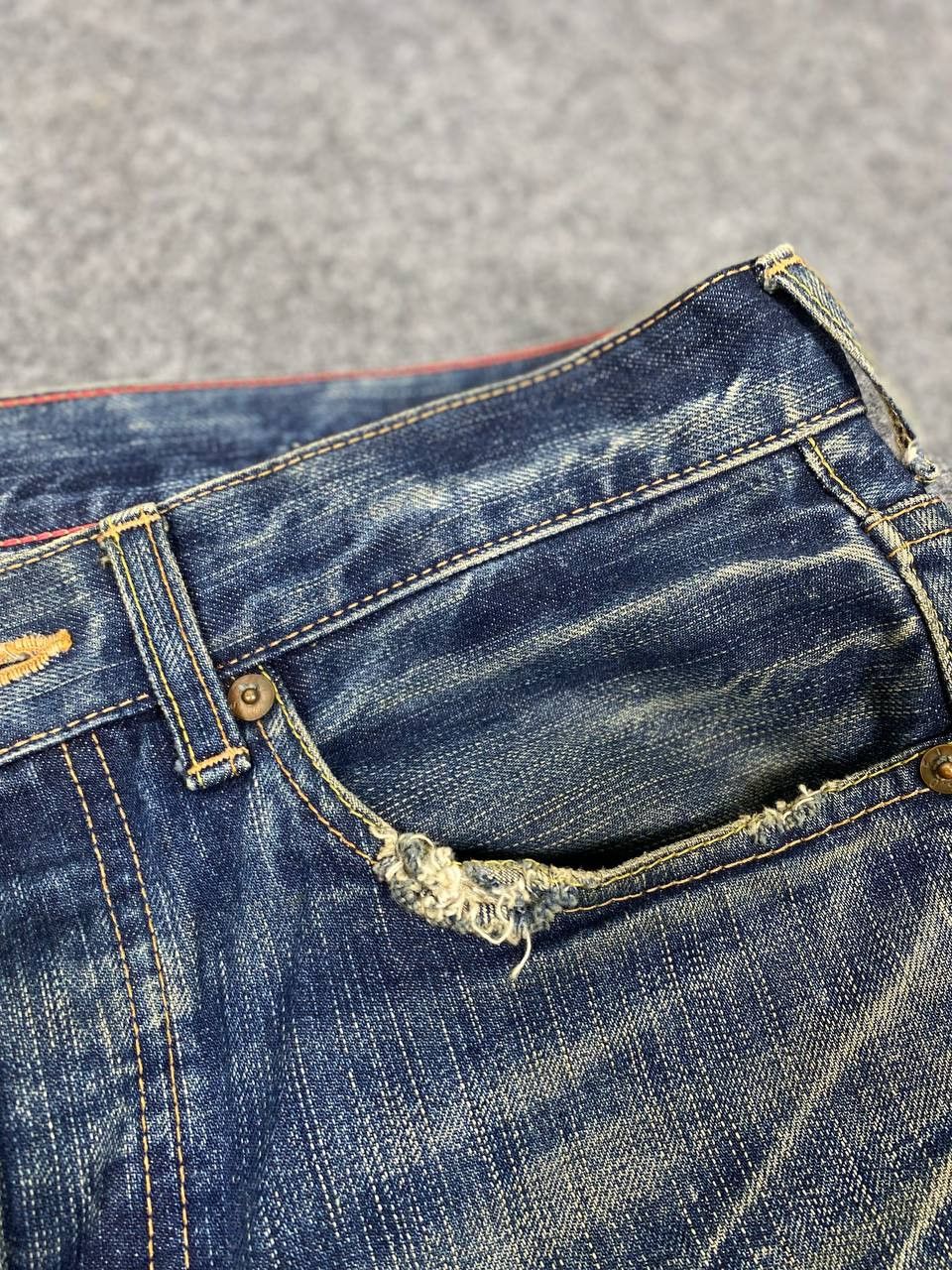 Japanese Brand japan soul of freedom paint splatter denim nice design Size US 34 / EU 50 - 10 Thumbnail