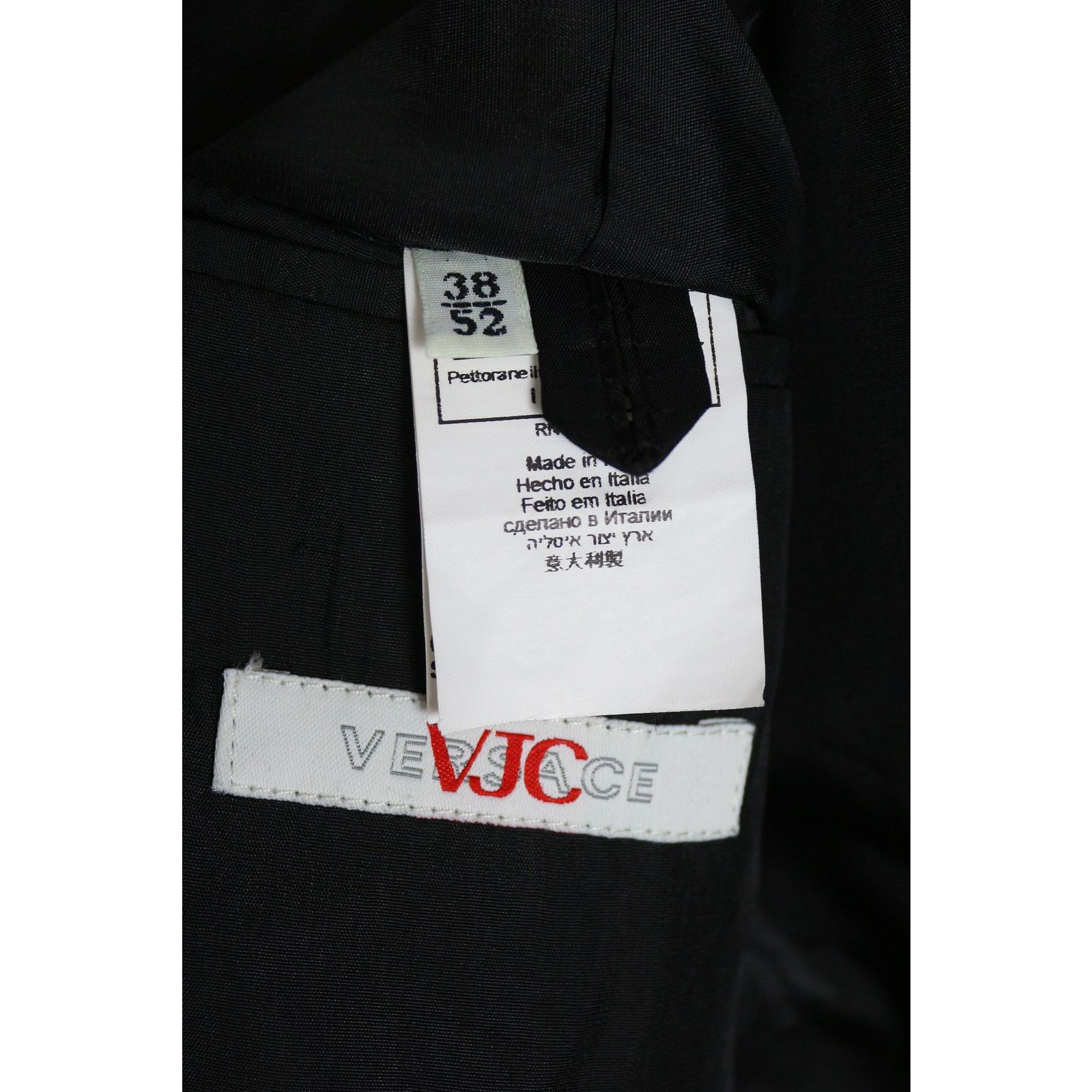 Versace Vintage Versace VJC Shining Tuxedo Blazer Jacket Y2K 52 Size US L / EU 52-54 / 3 - 7 Thumbnail
