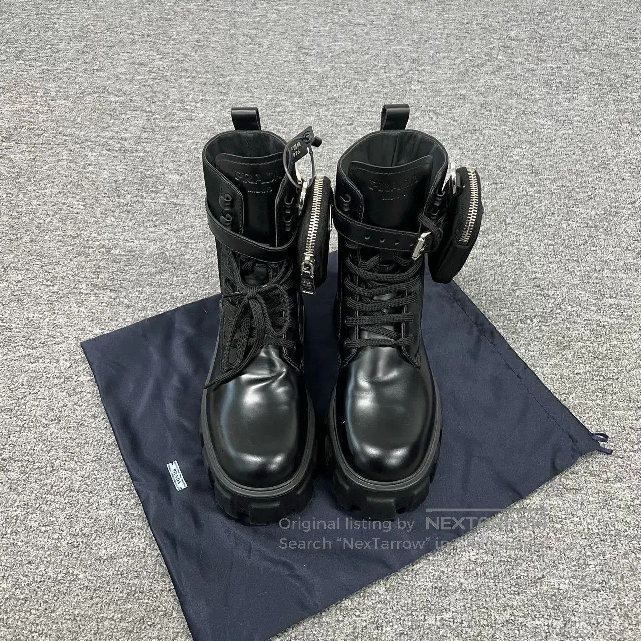 Prada PRADA Monolith Functional Martens Boots 37. Size US 6 / IT 36 - 3 Thumbnail