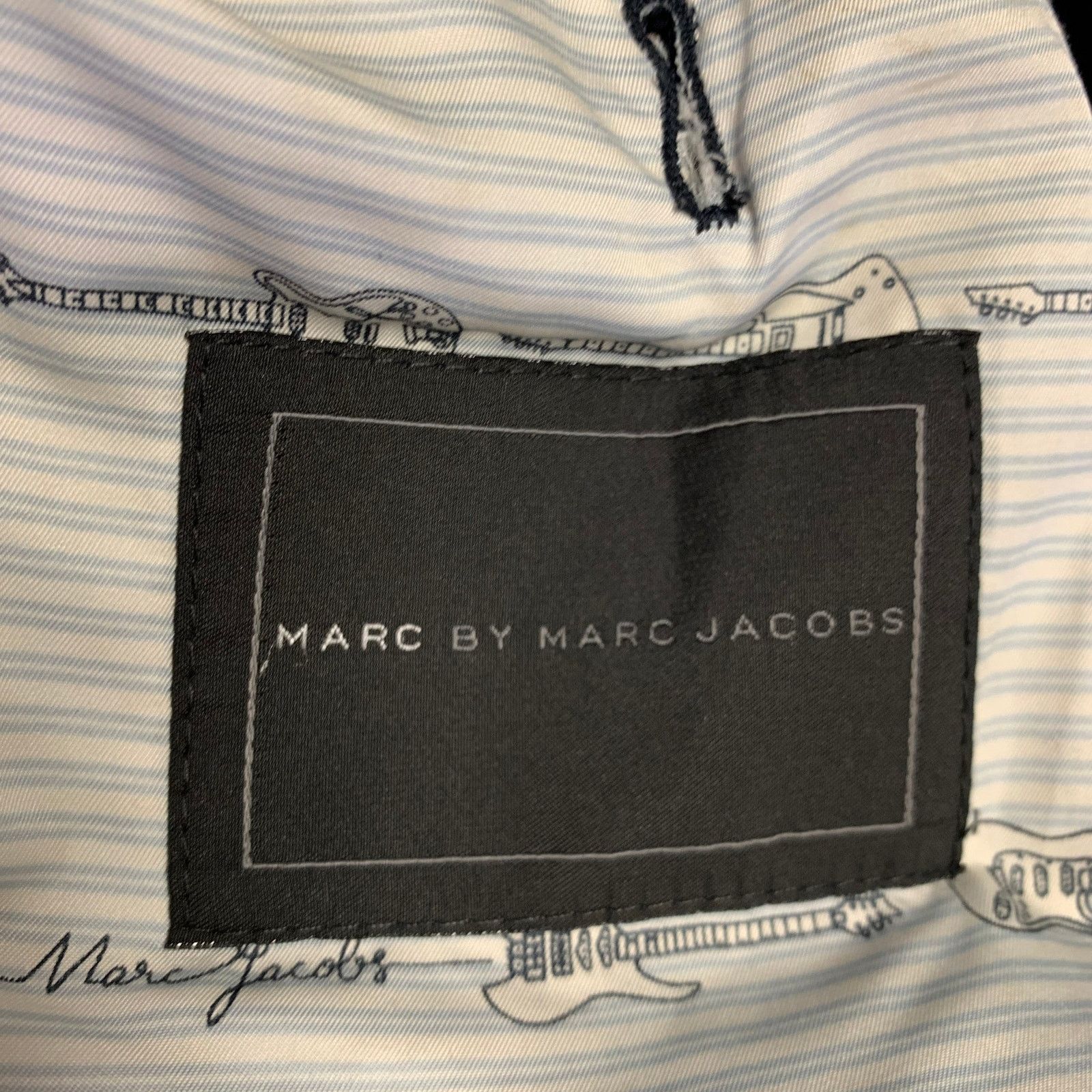 Marc by Marc Jacobs MARC by MARC JACOBS Size S Black Cotton Zip Up Coat Size US S / EU 44-46 / 1 - 14 Thumbnail