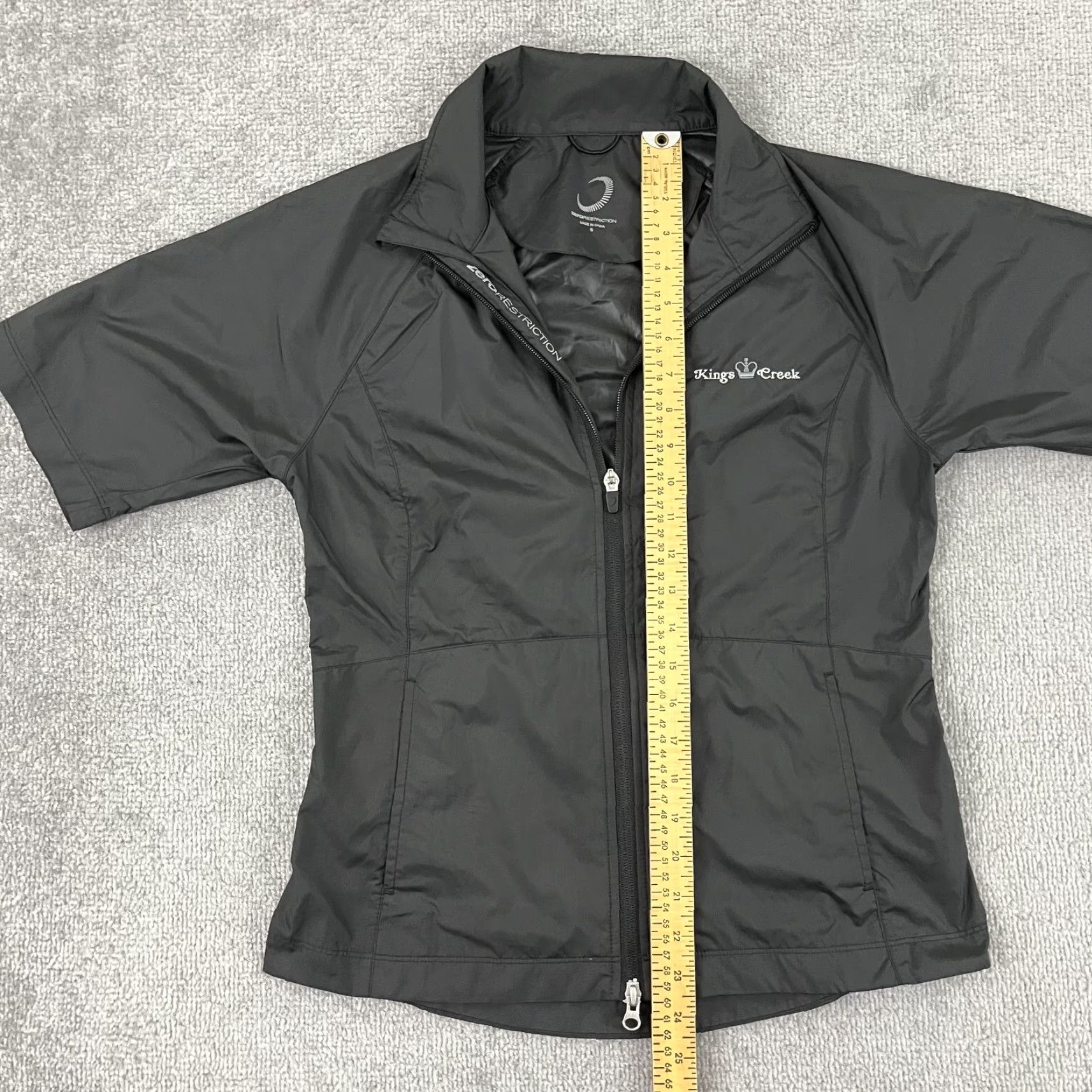 Vintage Zero Restriction Windbreaker Jacket Women Small Half Sleeve Full Zip Kings Creek Size S / US 4 / IT 40 - 4 Thumbnail