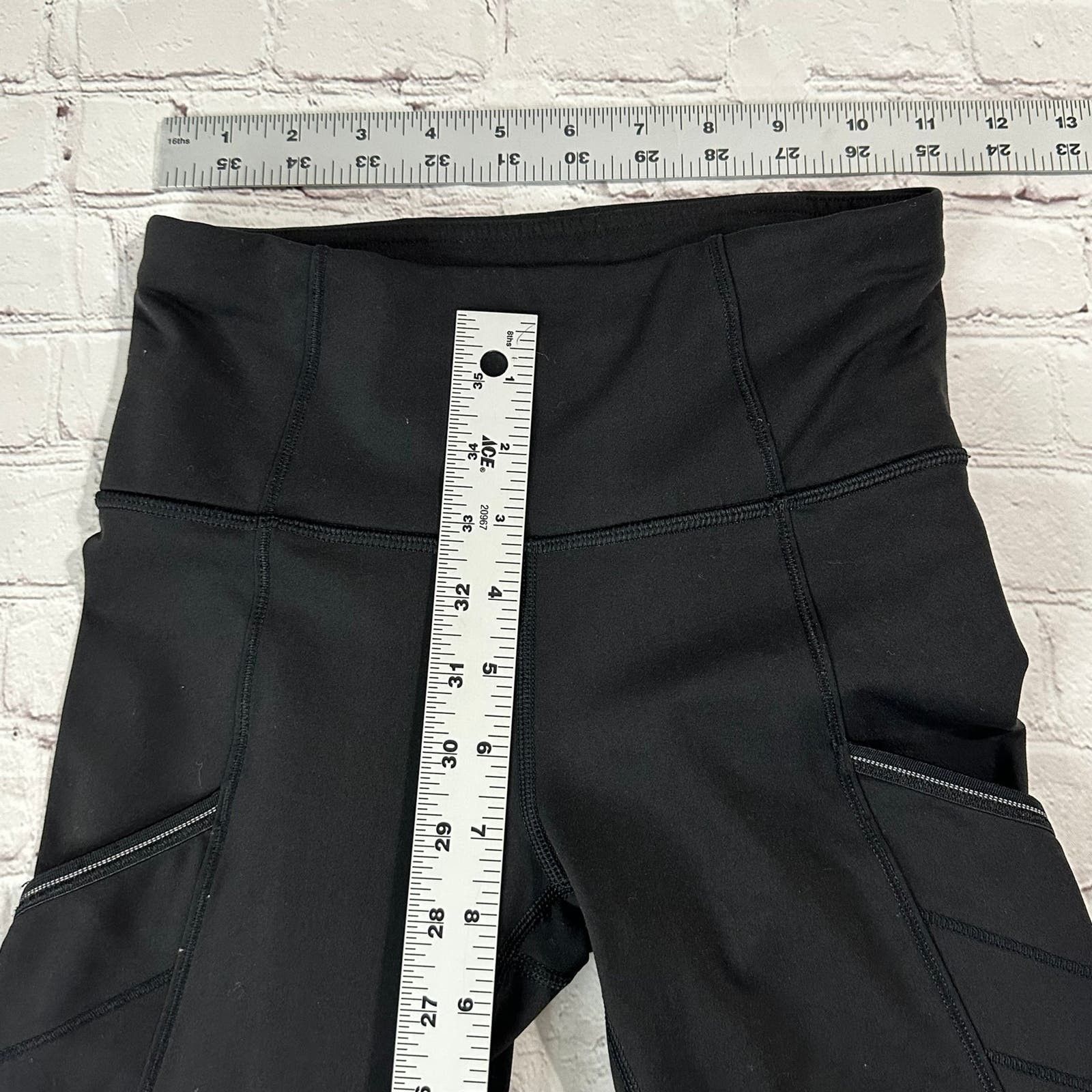 Lululemon Lululemon full length black Leggings Size 28" / US 6 / IT 42 - 12 Thumbnail