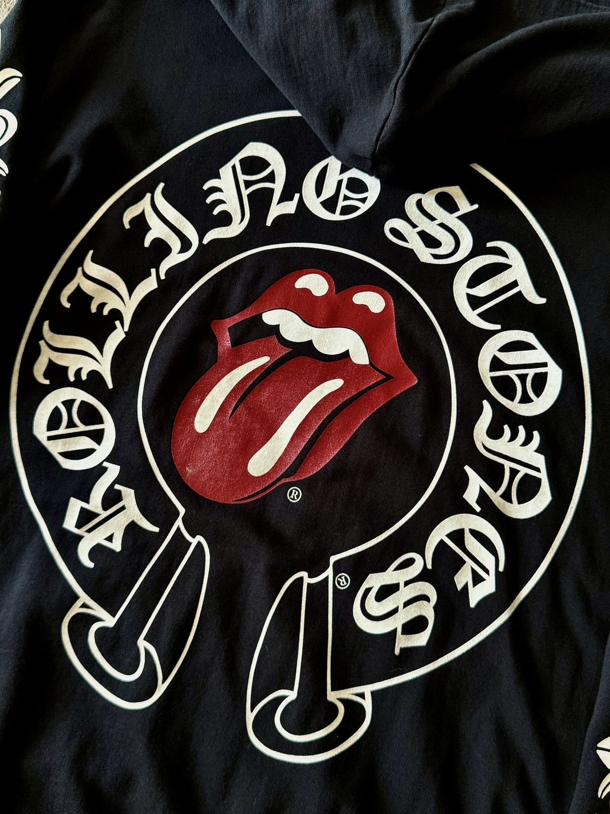 Chrome Hearts × The Rolling Stones VERY RARE! Chrome Hearts x Rolling Stones 2000’s Zip Hoodie Size US L / EU 52-54 / 3 - 15 Thumbnail