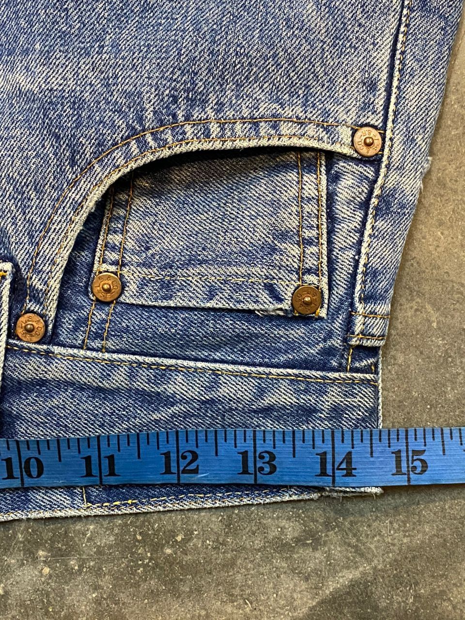 Levi's VINTAGE LEVIS 501 90S BUTTON 555 SELVEDGE PANTS Size US 29 - 11 Thumbnail