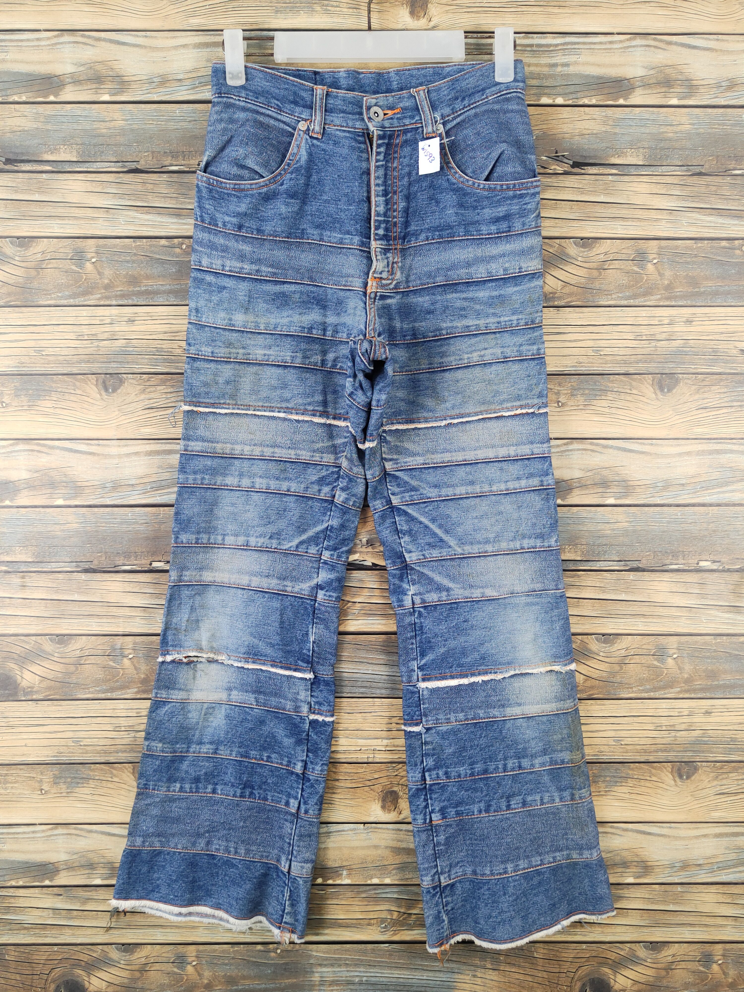 Japanese Brand DL Hagi Stye Like Hysteric Back & Forth denim Pants #W1593 Size US 27 - 1 Thumbnail