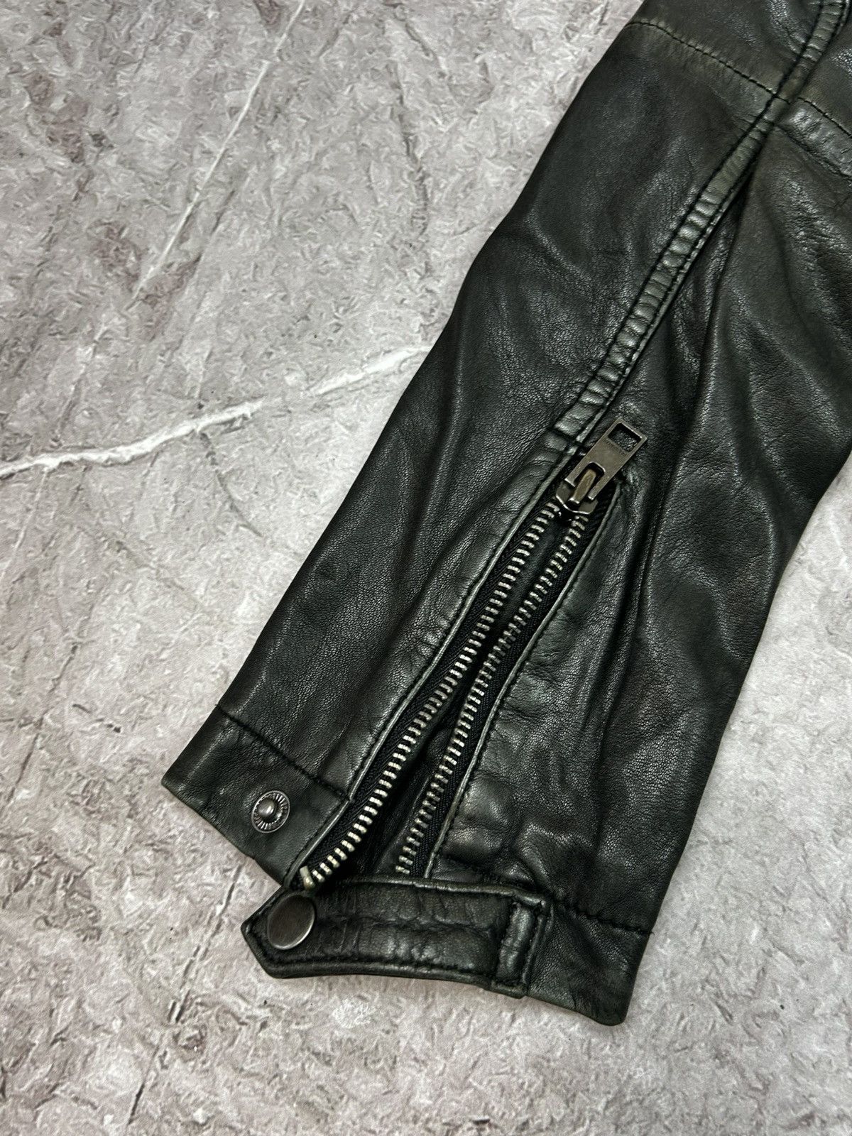 Allsaints Allsaints leather jacket streetwear Size S / US 4 / IT 40 - 18 Thumbnail