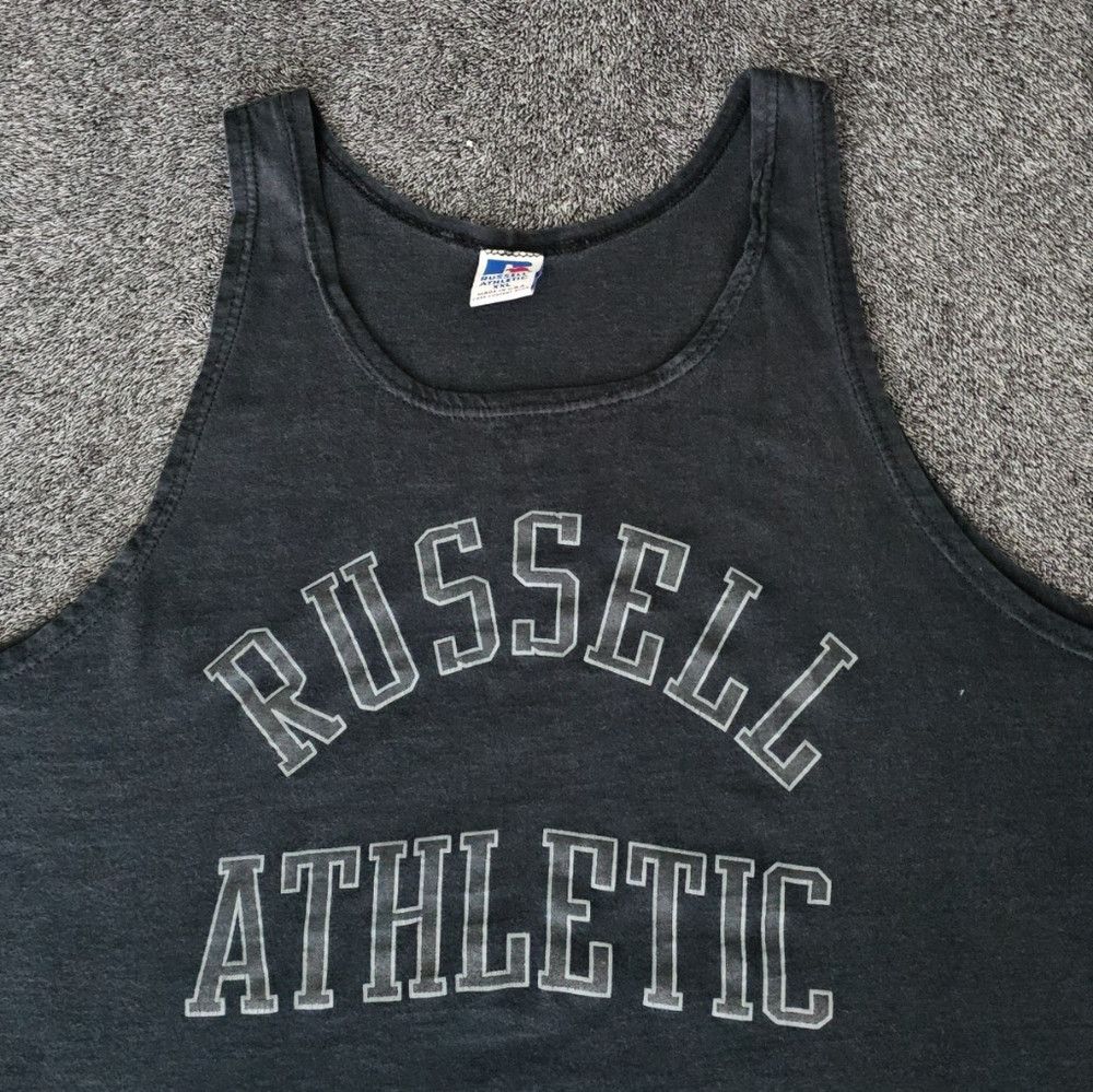 Russell Athletic Russell Athletic Black Tank Top Size US XXL / EU 58 / 5 - 2 Thumbnail