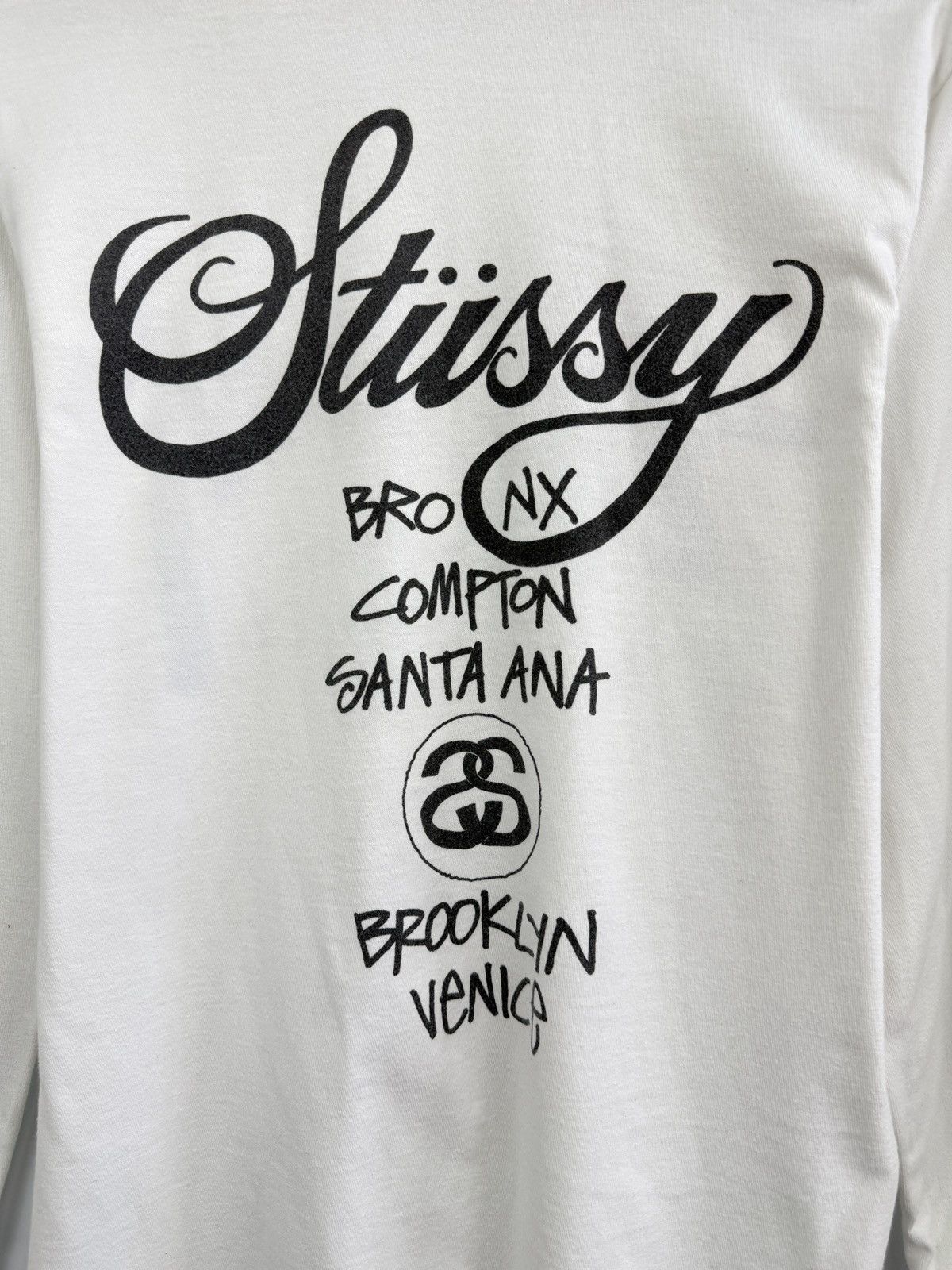 Stussy 🇺🇸 Y2K Stussy World Tour Long Sleeve New York Los Angels Size US S / EU 44-46 / 1 - 9 Thumbnail
