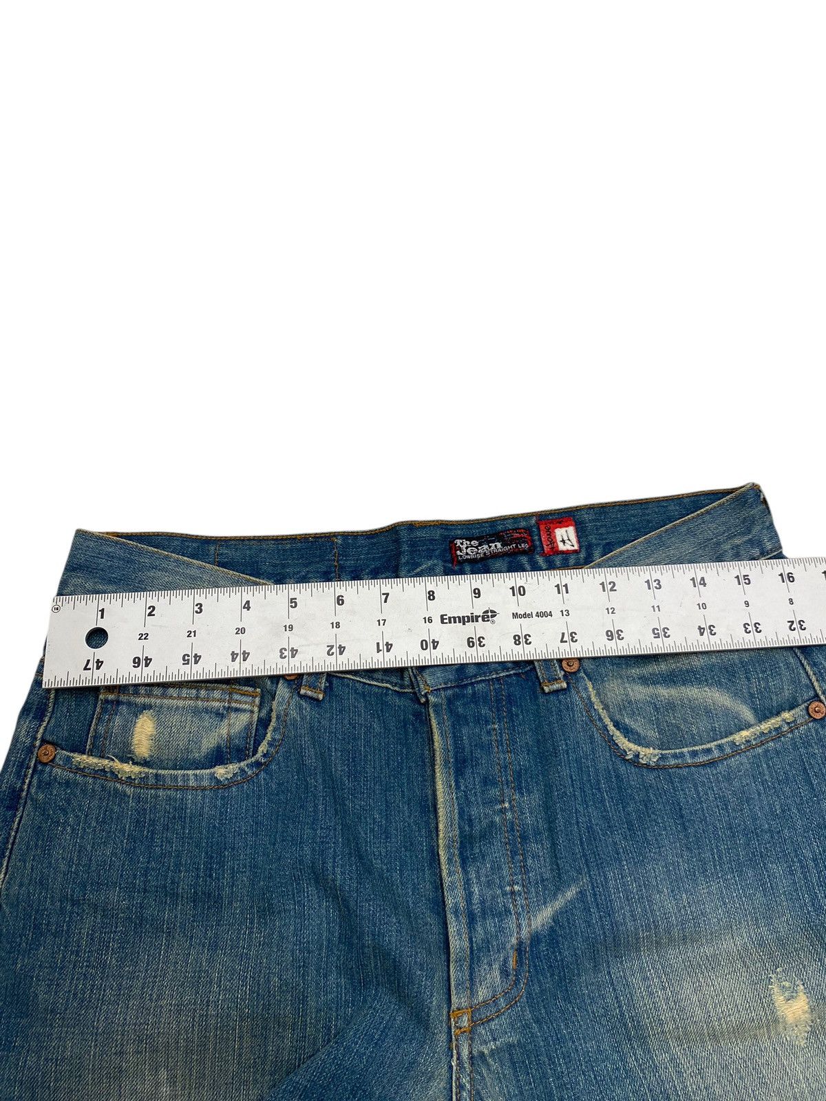 Howe Vintage Howe Tailored Denim Low Rise Straight Jeans Grunge Size US 30 / EU 46 - 9 Thumbnail