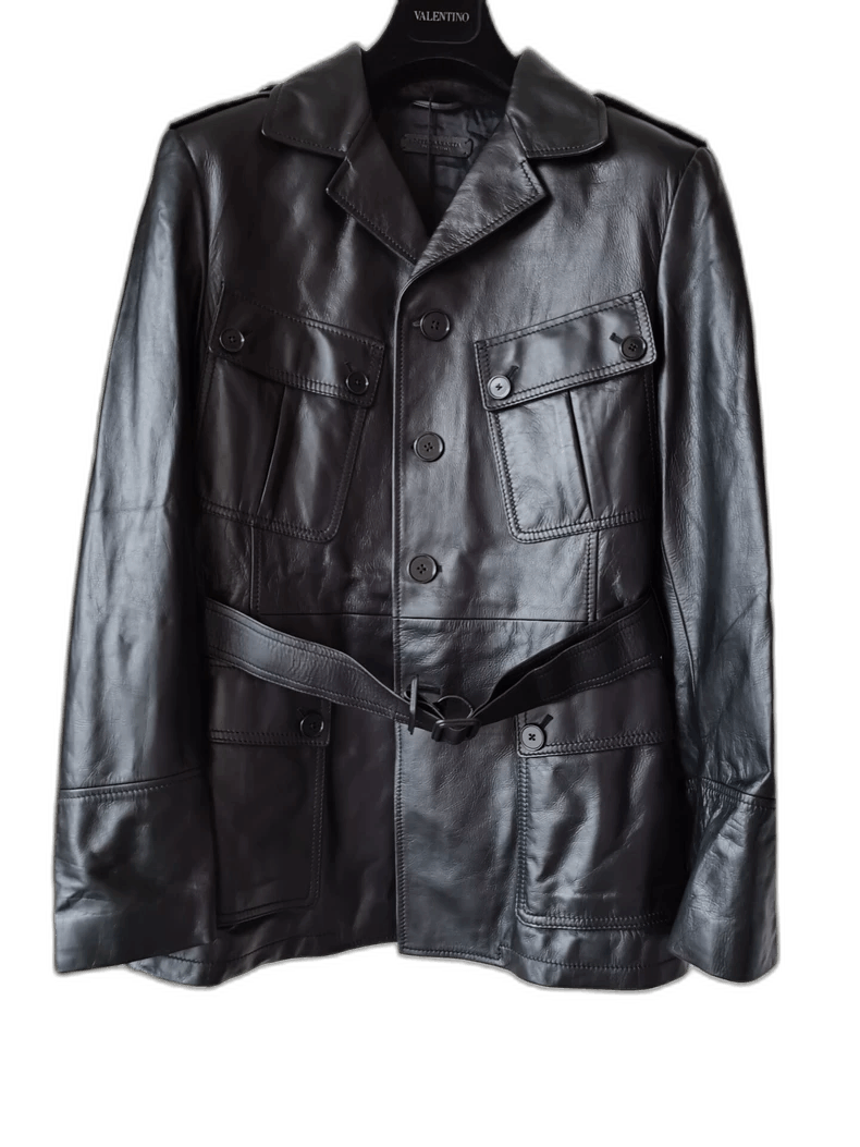 Bottega Veneta Bottega Veneta Runway Leather Jacket Size US L / EU 52-54 / 3 - 1 Thumbnail