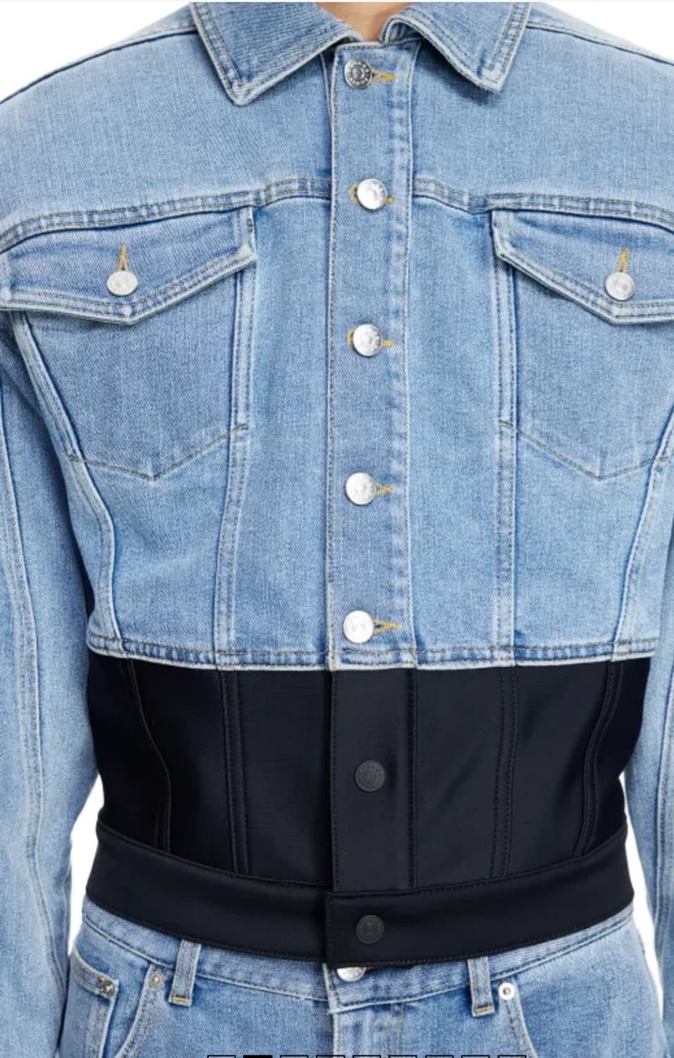 Mugler x H&M Denim Jacket Size М