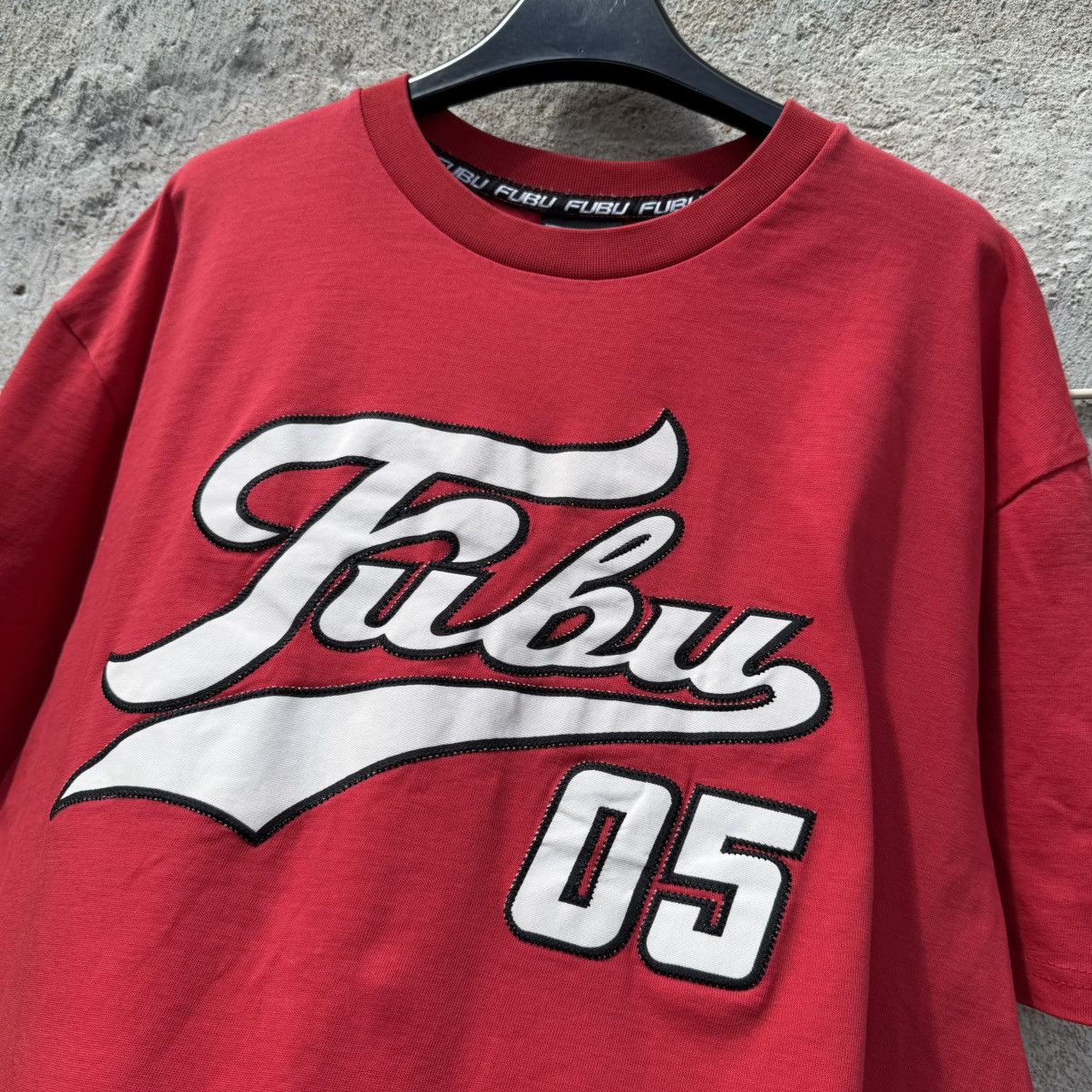 Fubu Affliction Type Fubu 05 Red Big Logo Tee Rap Jnco Rap y2k Size US L / EU 52-54 / 3 - 2 Thumbnail