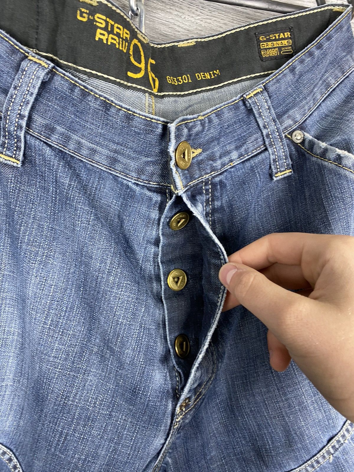 G-Star Mens Vintage G-Star J-Cut Avant Garde Jeans Size US 34 / EU 50 - 6 Thumbnail