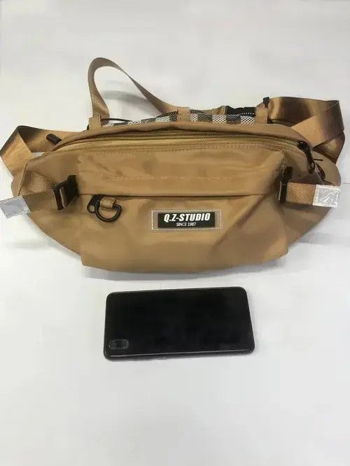 Ring Of Fire Patch Drawstring Design Waist Bag Size ONE SIZE - 4 Thumbnail