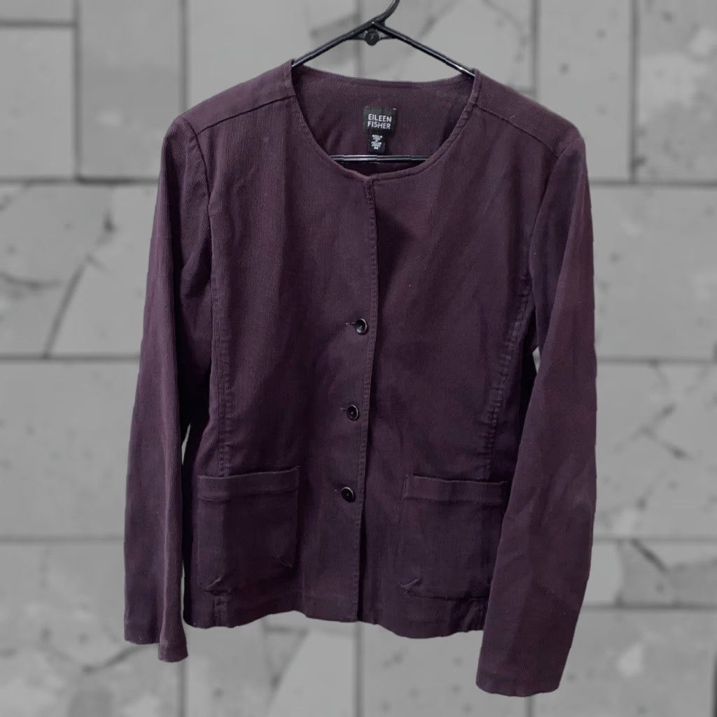 Eileen Fisher Eileen Fisher Women's Sweater Long Sleeve Button Down Casual Fall Size M Brown Size M / US 6-8 / IT 42-44 - 1 Thumbnail
