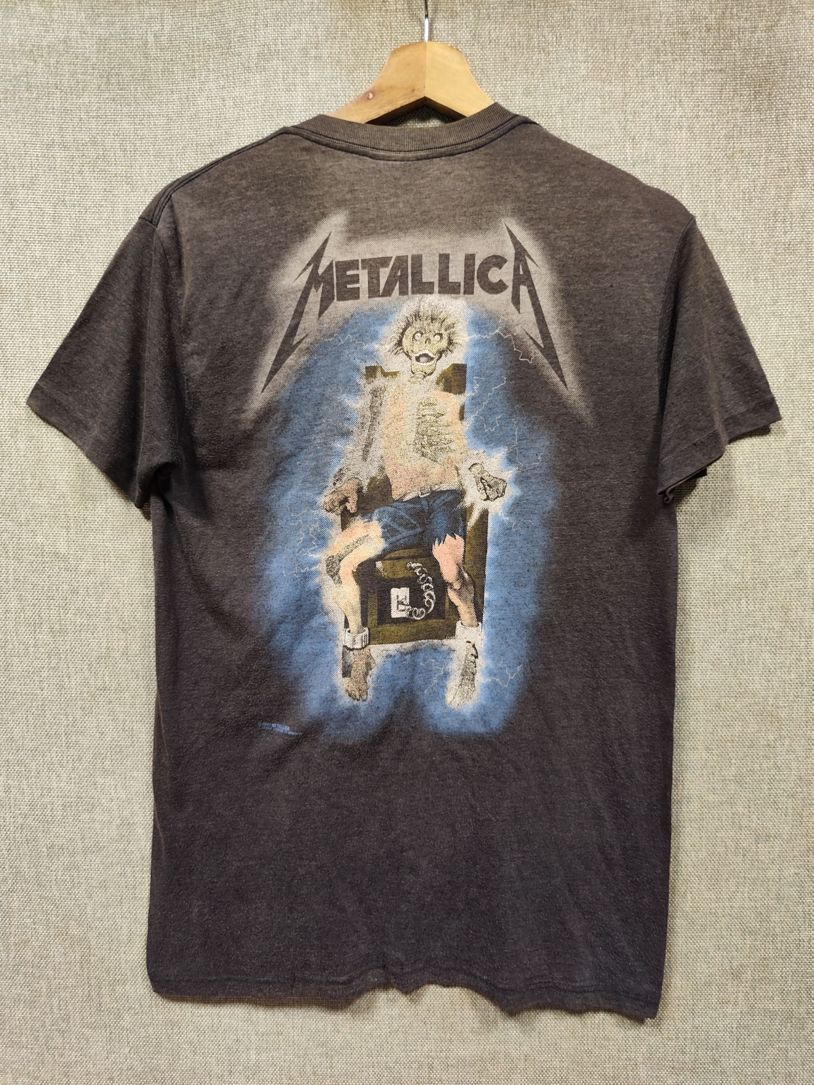 Metallica vintage 80s t shirt band metallica under licence to brockum Size US M / EU 48-50 / 2 - 2 Thumbnail