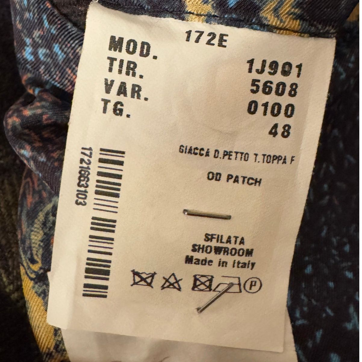 Etro Etro Men's Multi Color Cashmere Blazer Size 48R - 4 Thumbnail