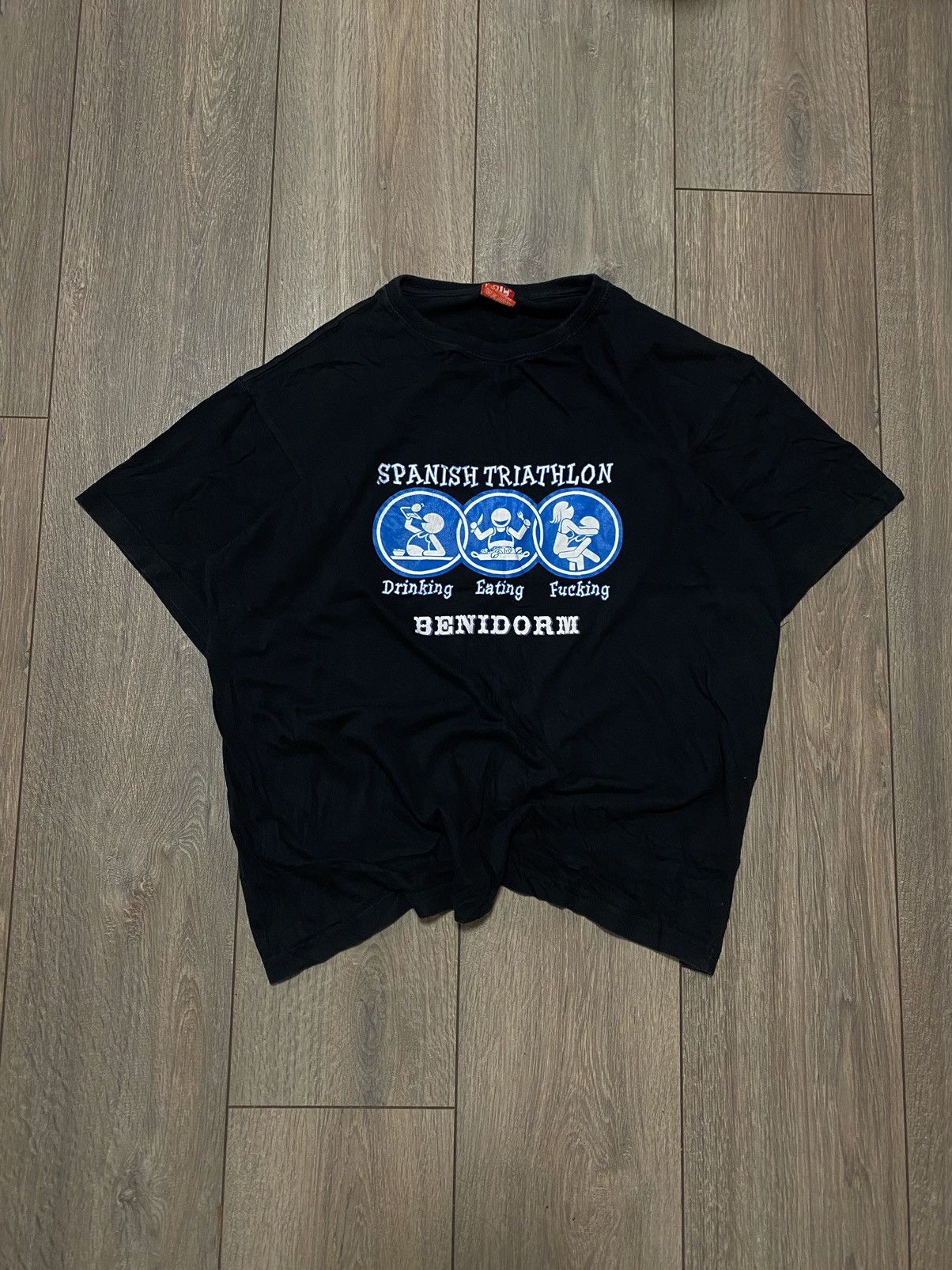 Other T-shirt Humor Spanish Triathlon Drinking Eating Fucking Y2K Size US M / EU 48-50 / 2 - 1 Thumbnail