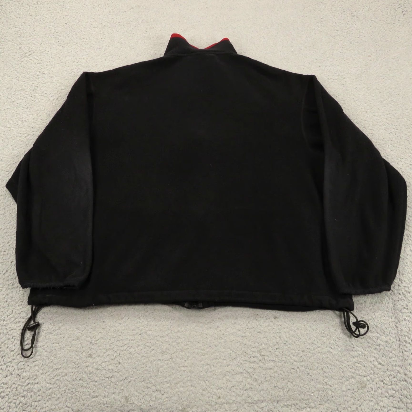Vintage VTG Polo Sport Ralph Lauren Jacket Men XL Fleece Zip Up 90s Made in USA Black Windbreaker Logo Pockets Full Zip Zipper Stand-Up Collar Mens Size US XL / EU 56 / 4 - 7 Thumbnail